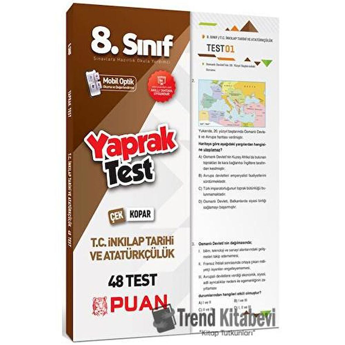 8. Sınıf LGS T.C. İnkılap Tarihi ve Atatürkçülük Yaprak Test