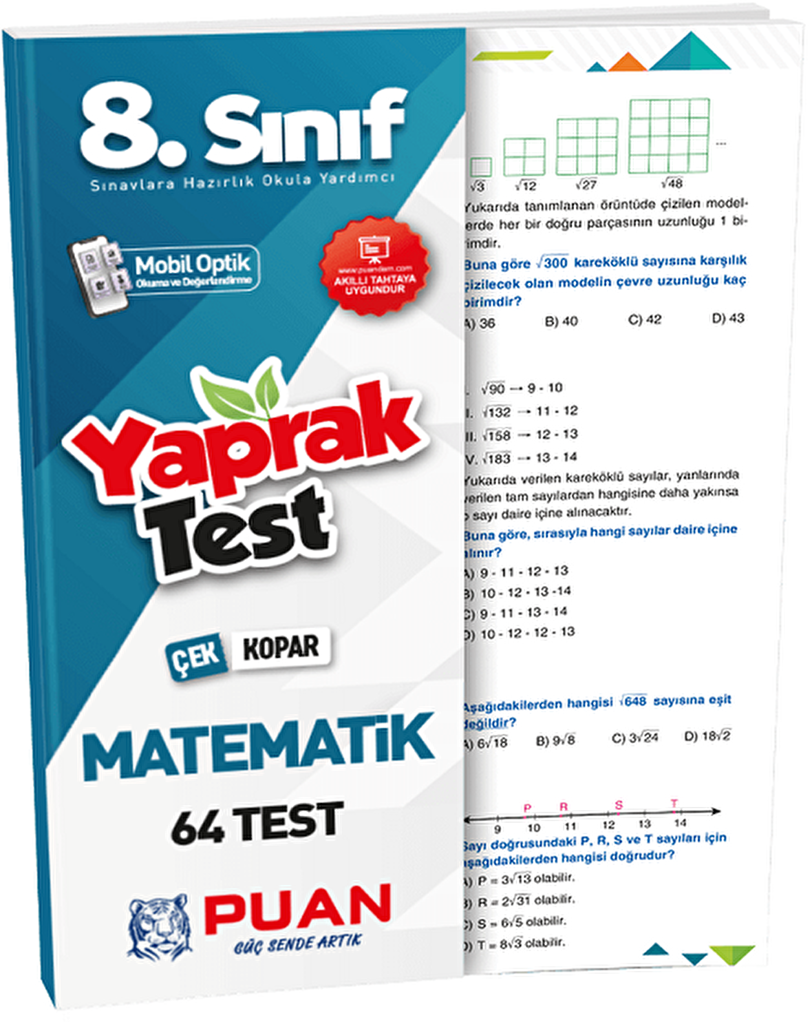 Puan Yayınları 8. Sınıf LGS Matematik Yaprak Test