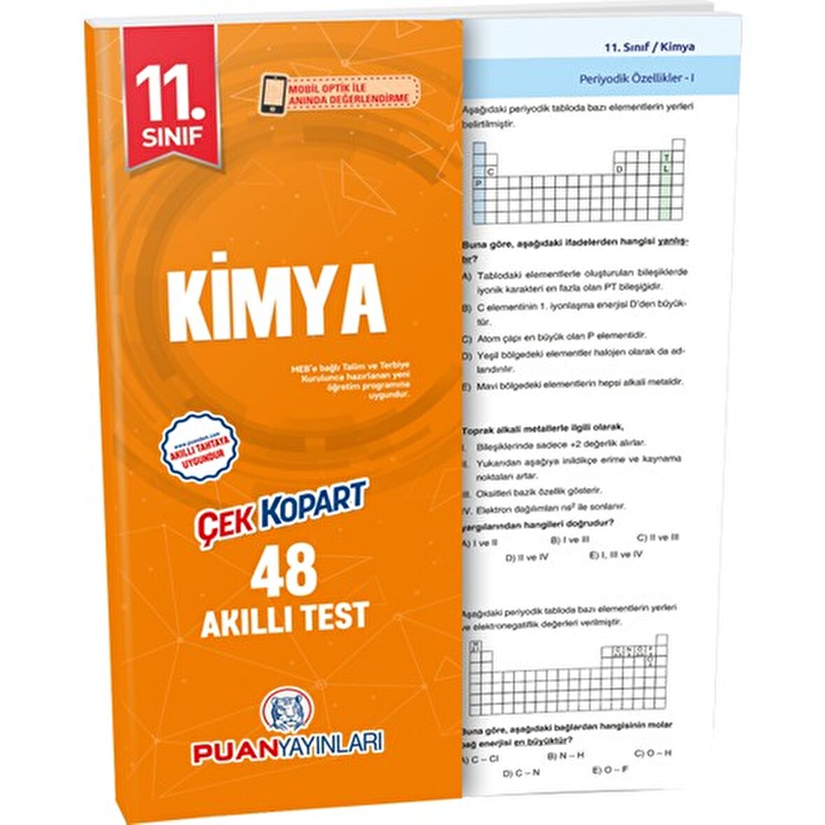 Puan Yayınları 11. Sınıf Kimya Yaprak Test