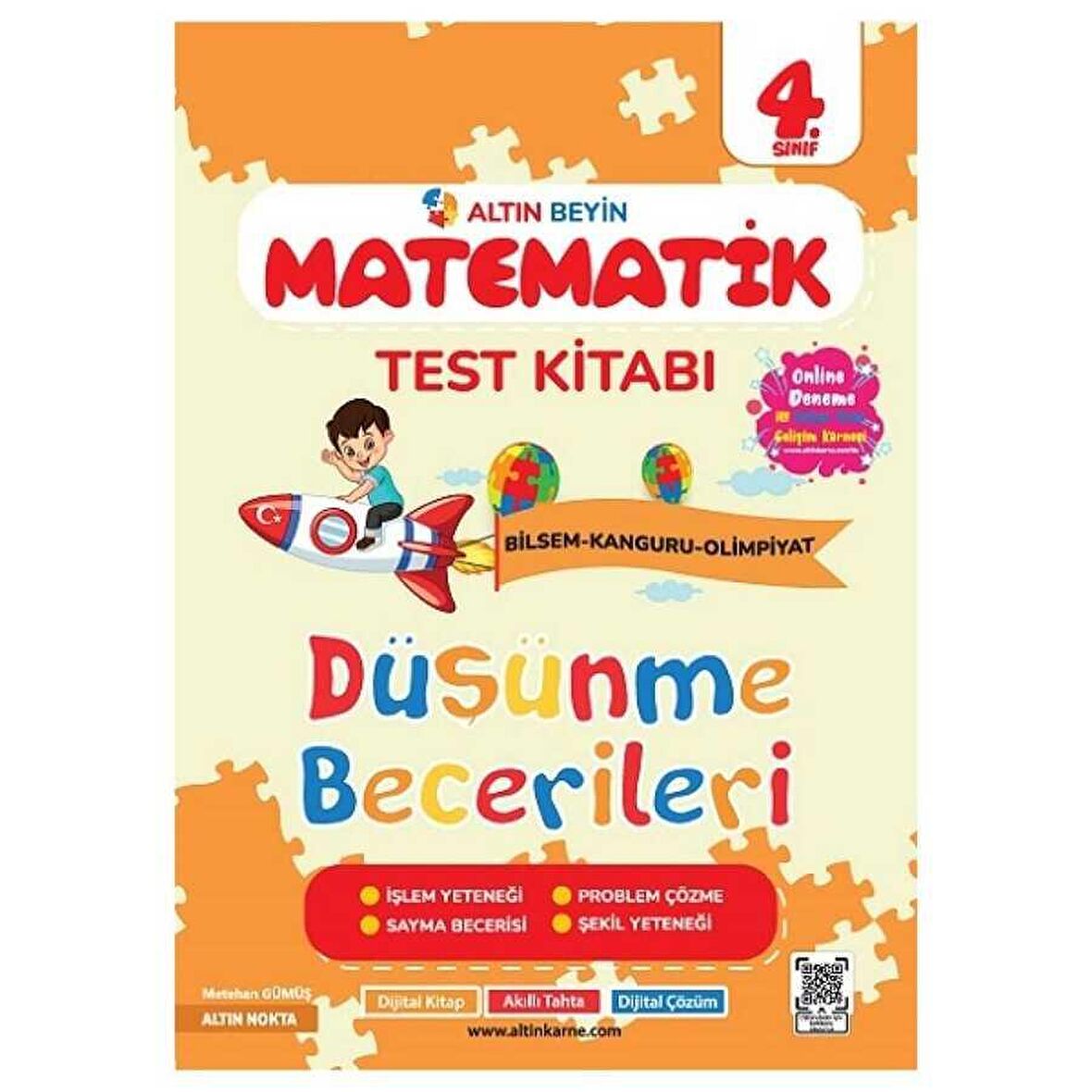 4. Sınıf Altın Beyin Matematik Test Kitabı