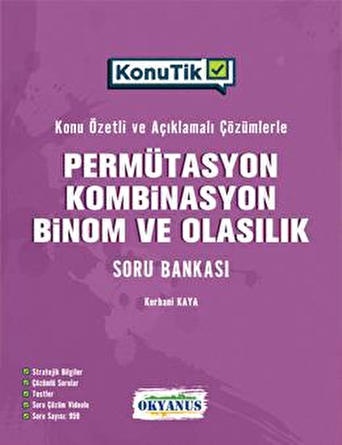 TYT KonuTik Permütasyon, Kombinasyon, Binom Ve Olasılık Soru Bankası