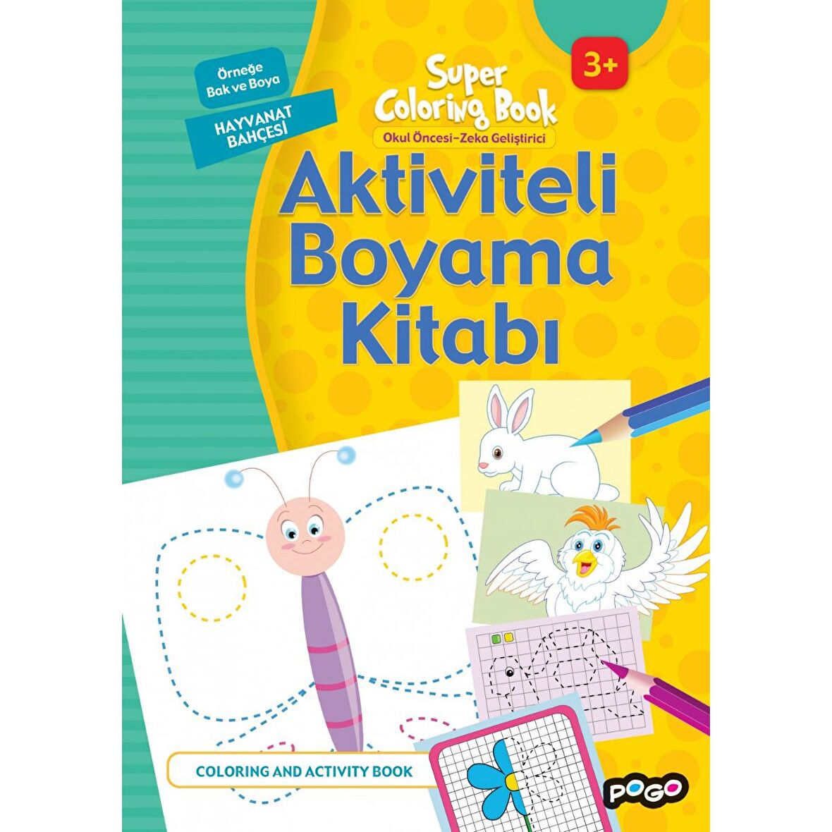 Aktiviteli Boyama Kitabı - Hayvanat Bahçesi