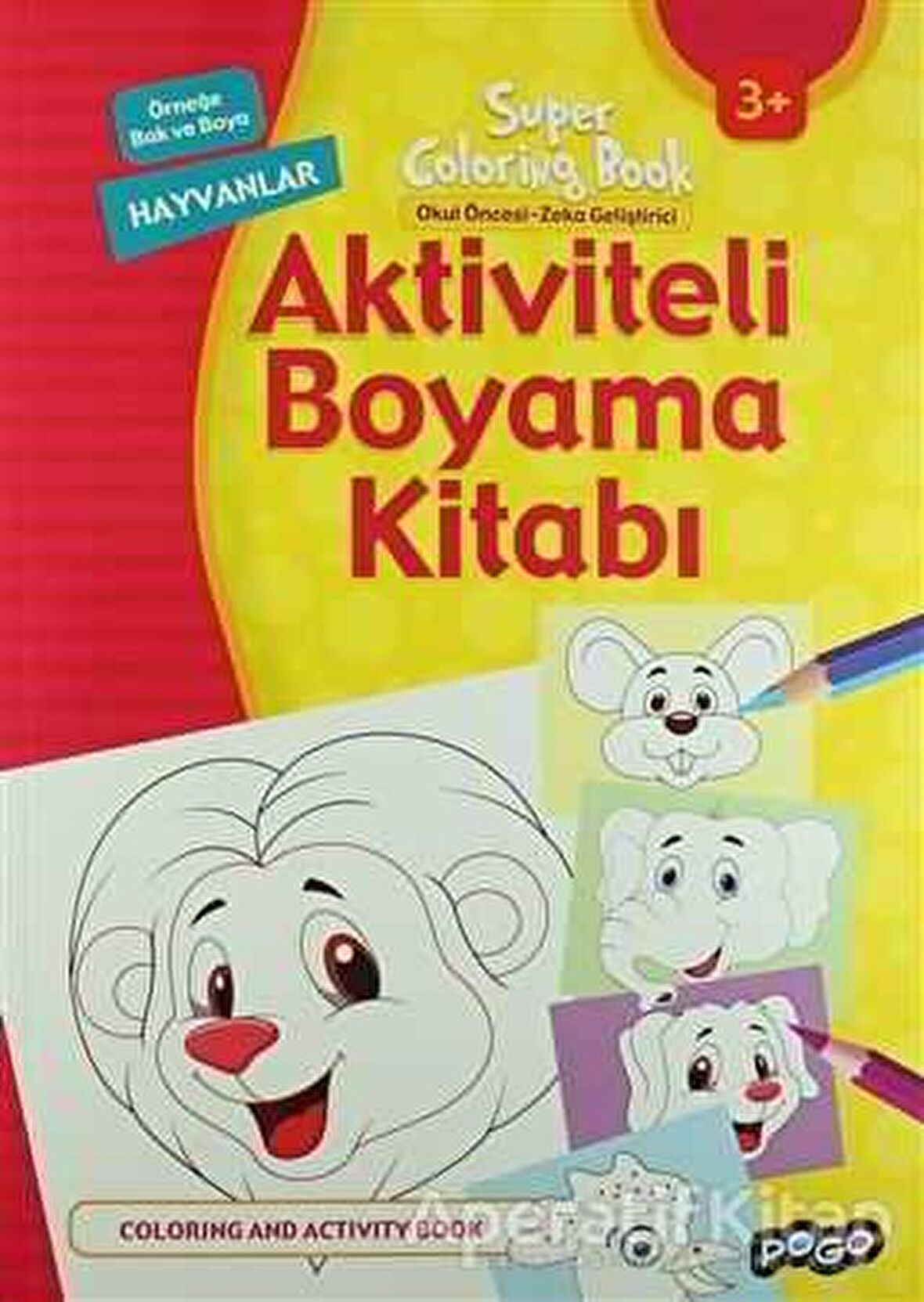 Aktiviteli Boyama Kitabı - Hayvanlar