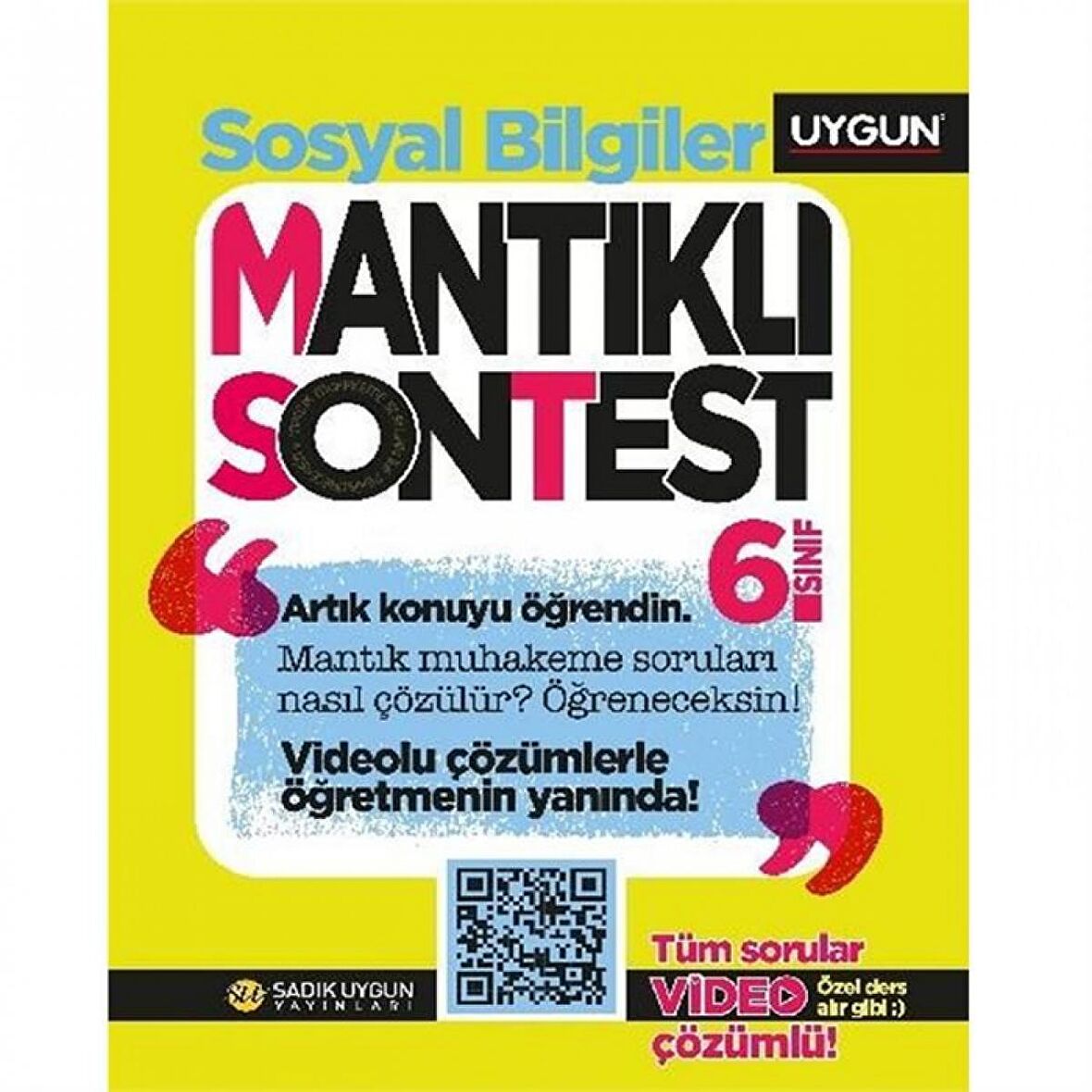 Sadık Uygun 6.Sınıf Mantıklı Son Test Sosyal Bilgiler Soru Bankası