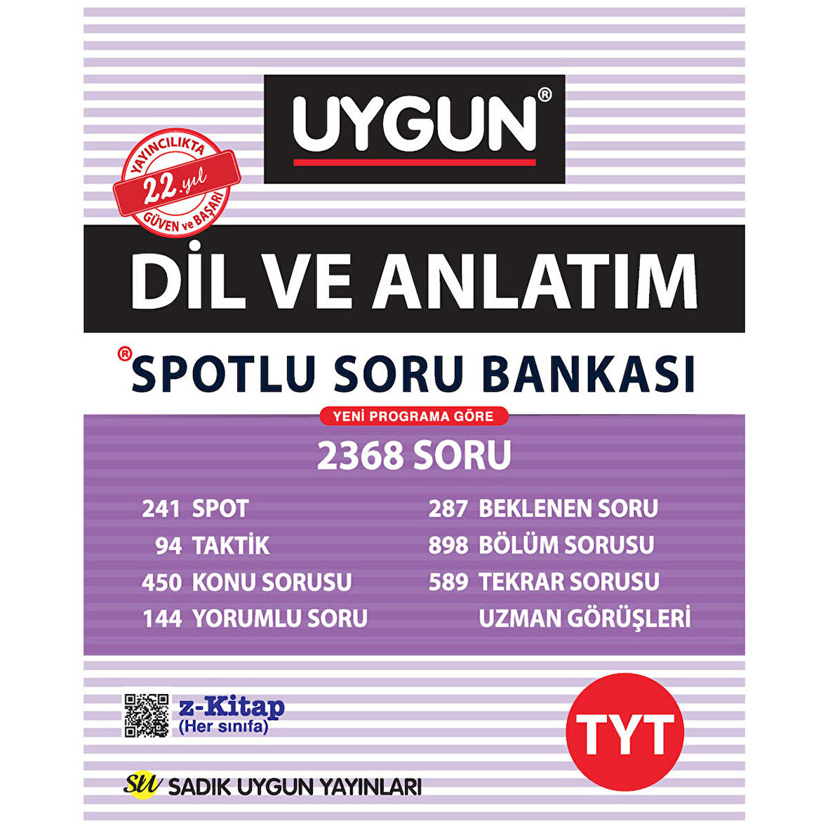 Sadık Uygun Yayınları TYT Dil ve Anlatım Soru Bankası