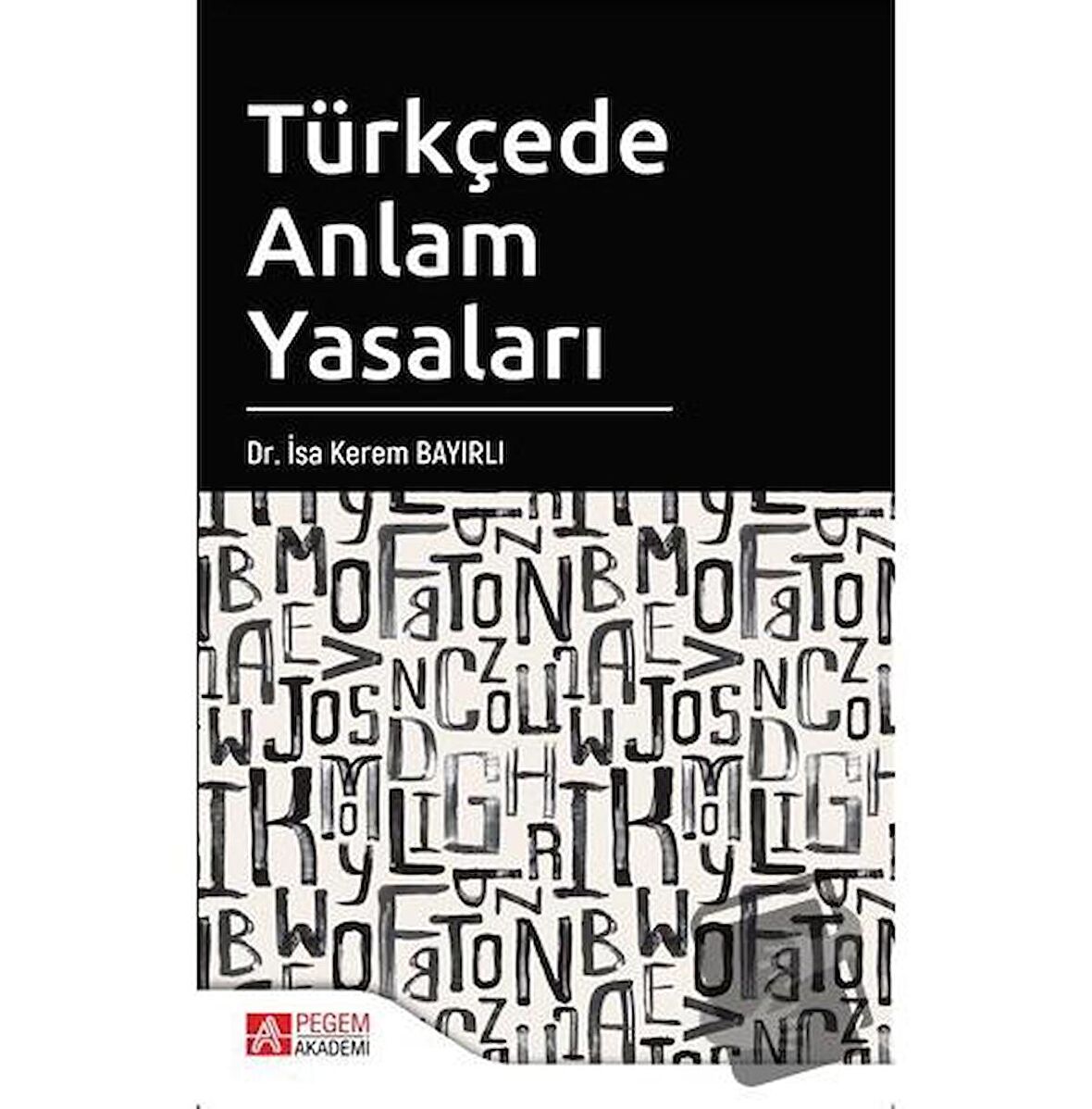 Türkçede Anlam Yasaları