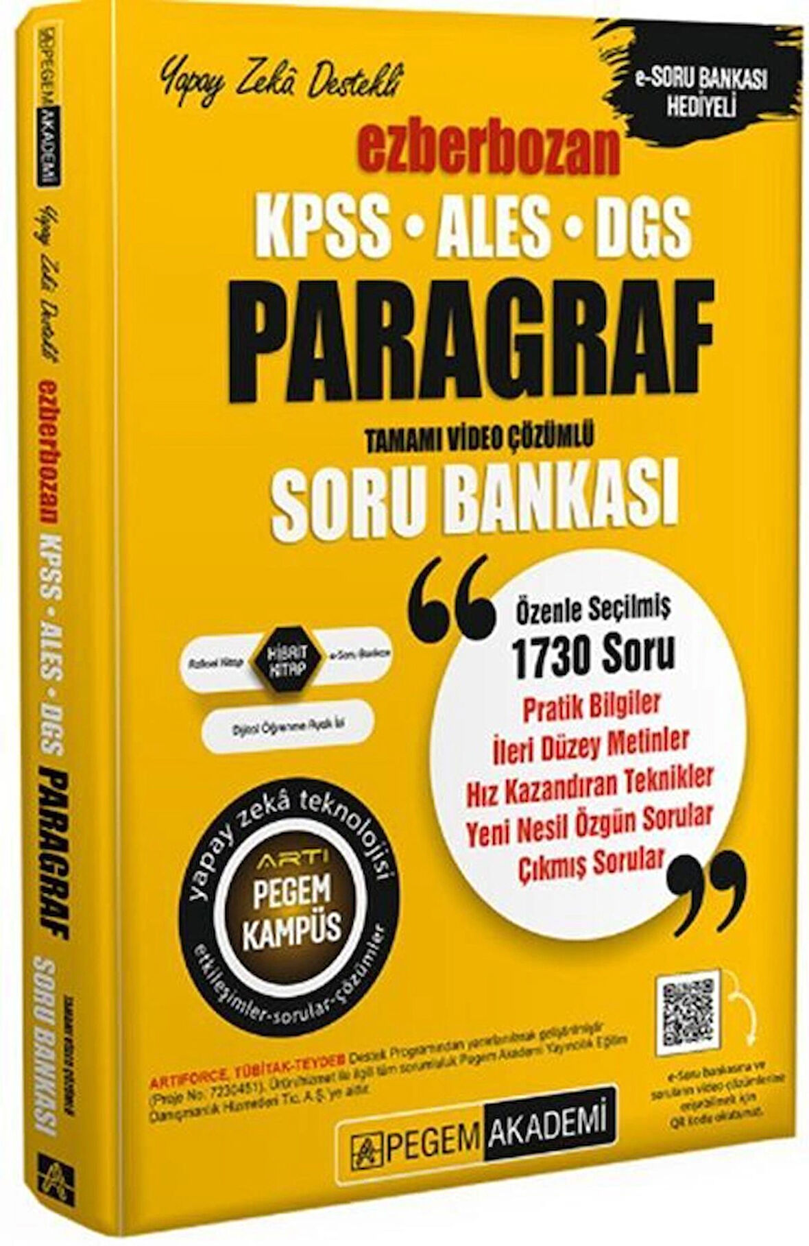 KPSS ALES DGS Ezberbozan Paragraf Soru Bankası