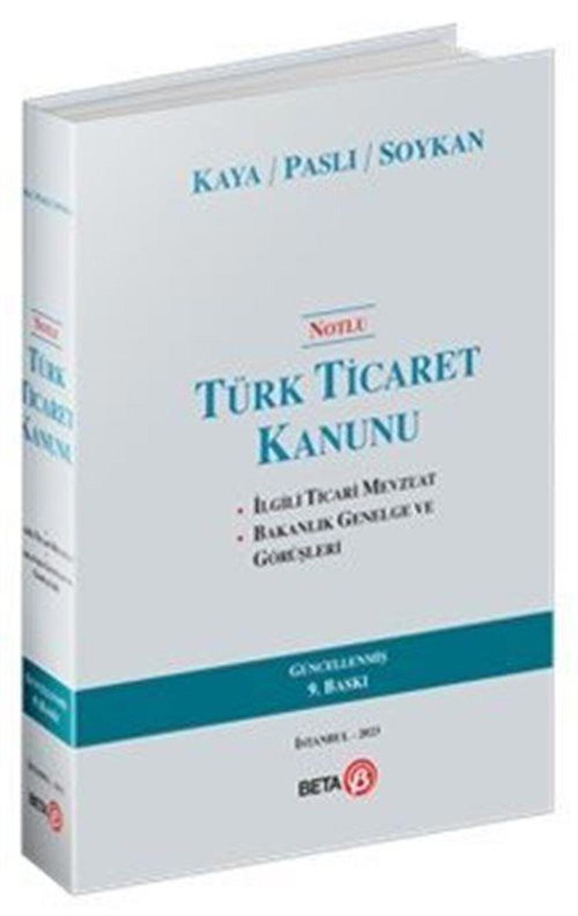 Notlu Türk Ticaret Kanunu