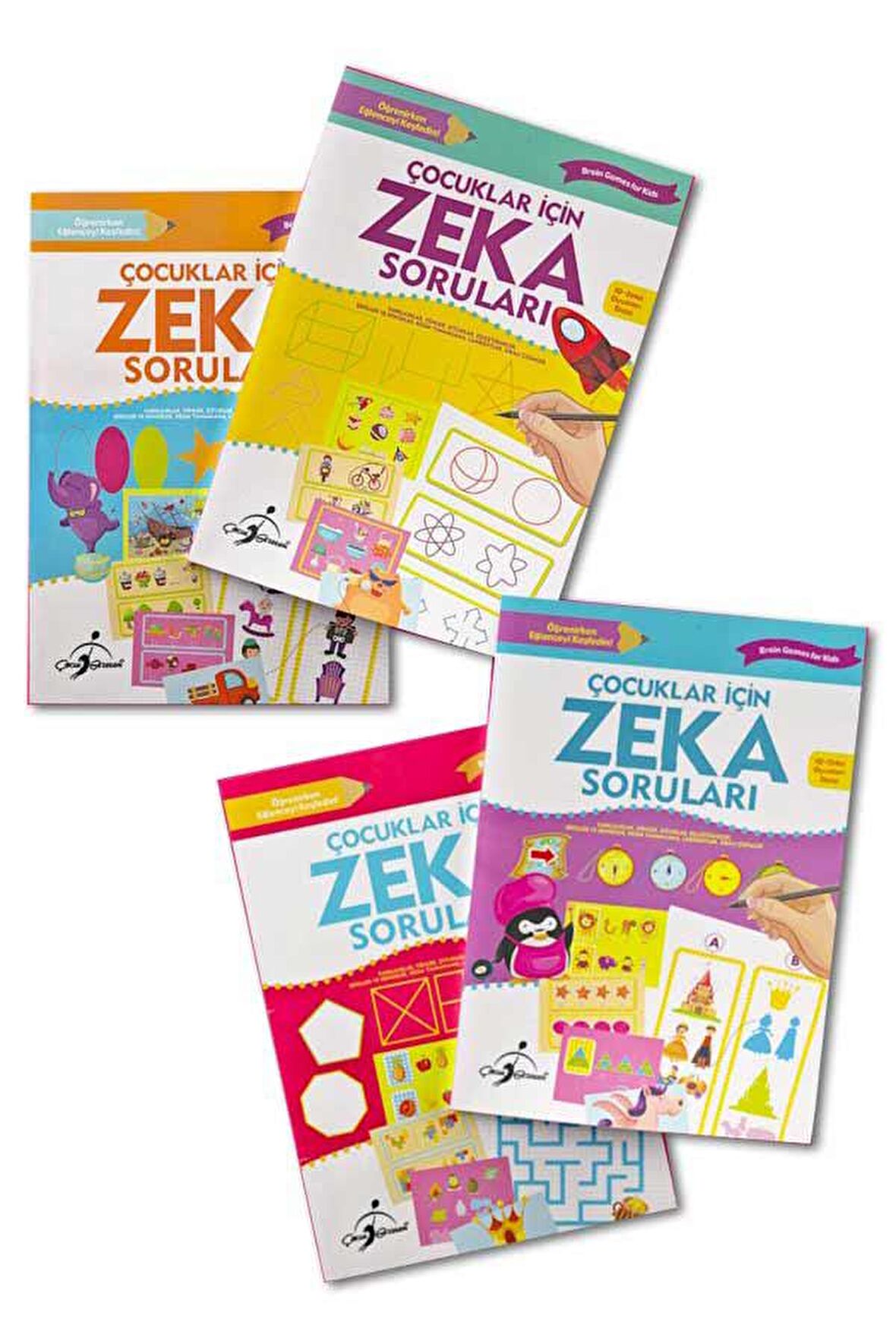 Çocuklar İçin Zeka Soruları (4 Kitap Takım)