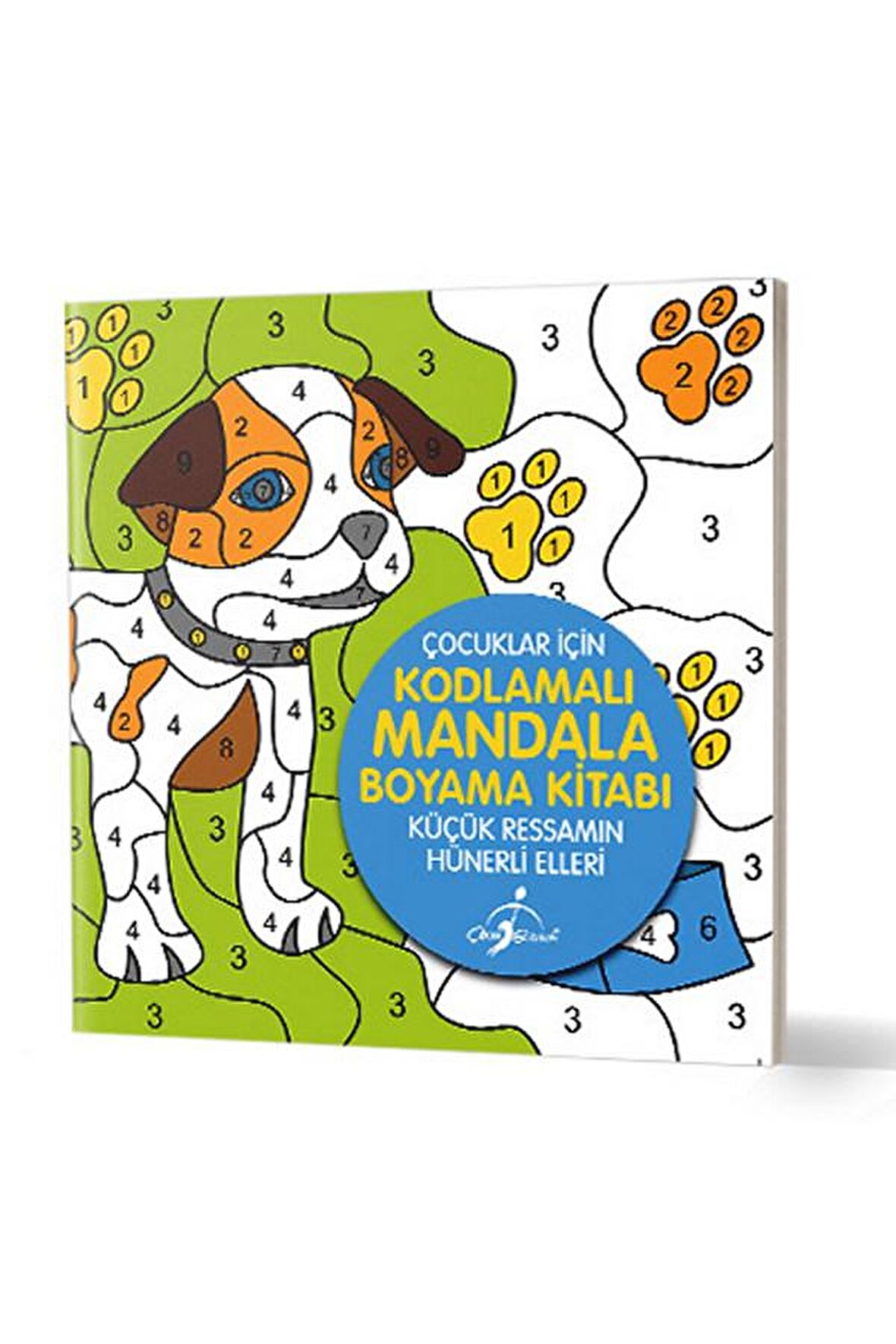 Küçük Ressamın Hünerli Elleri - Çocuklar İçin Kodlamalı Mandala Boyama Kitabı