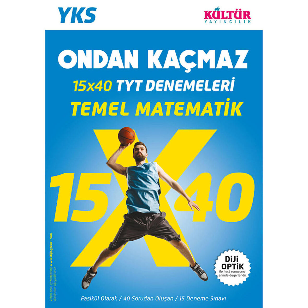 Kültür Yayınları TYT Ondan Kaçmaz Temel Matematik 15x40 Denemeleri