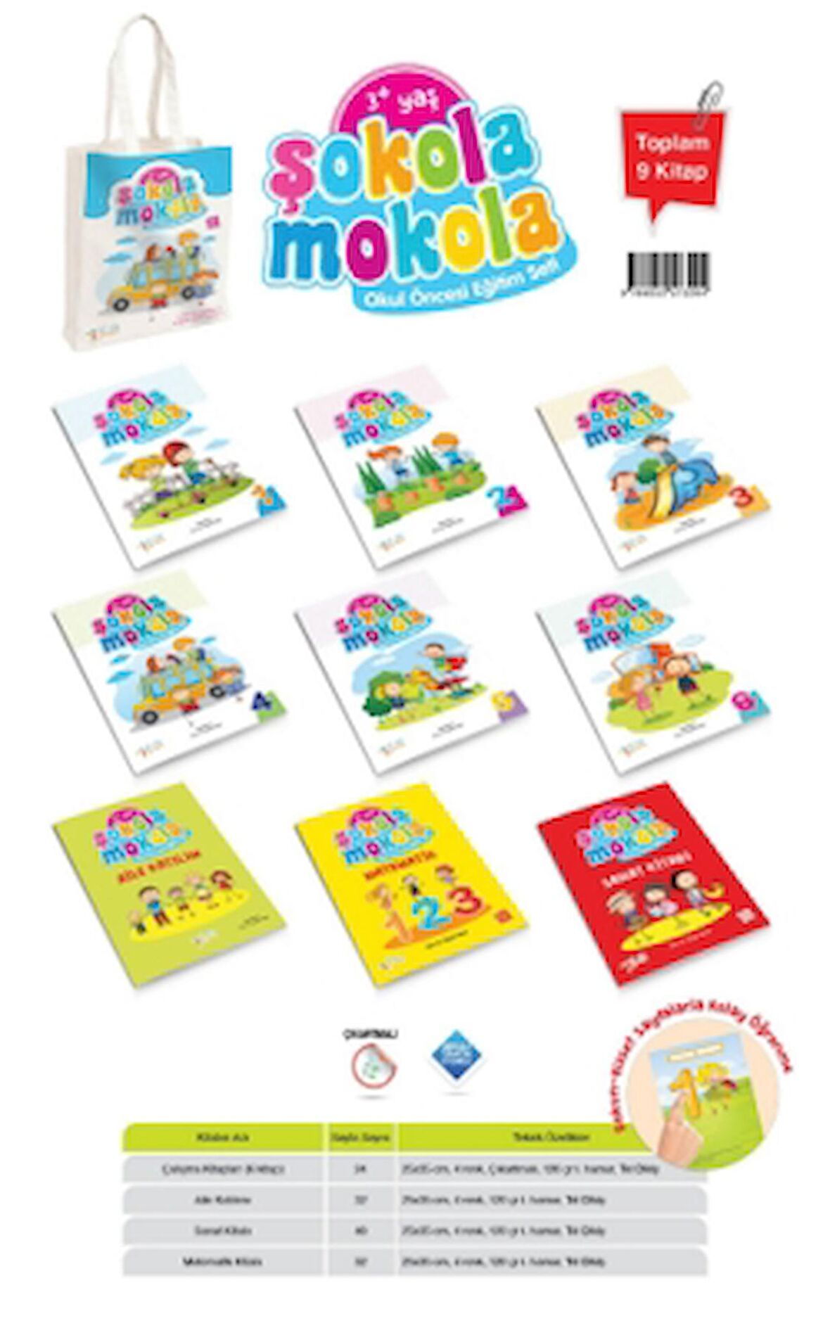 Şokola - Mokola 3 Yaş Eğitim Seti