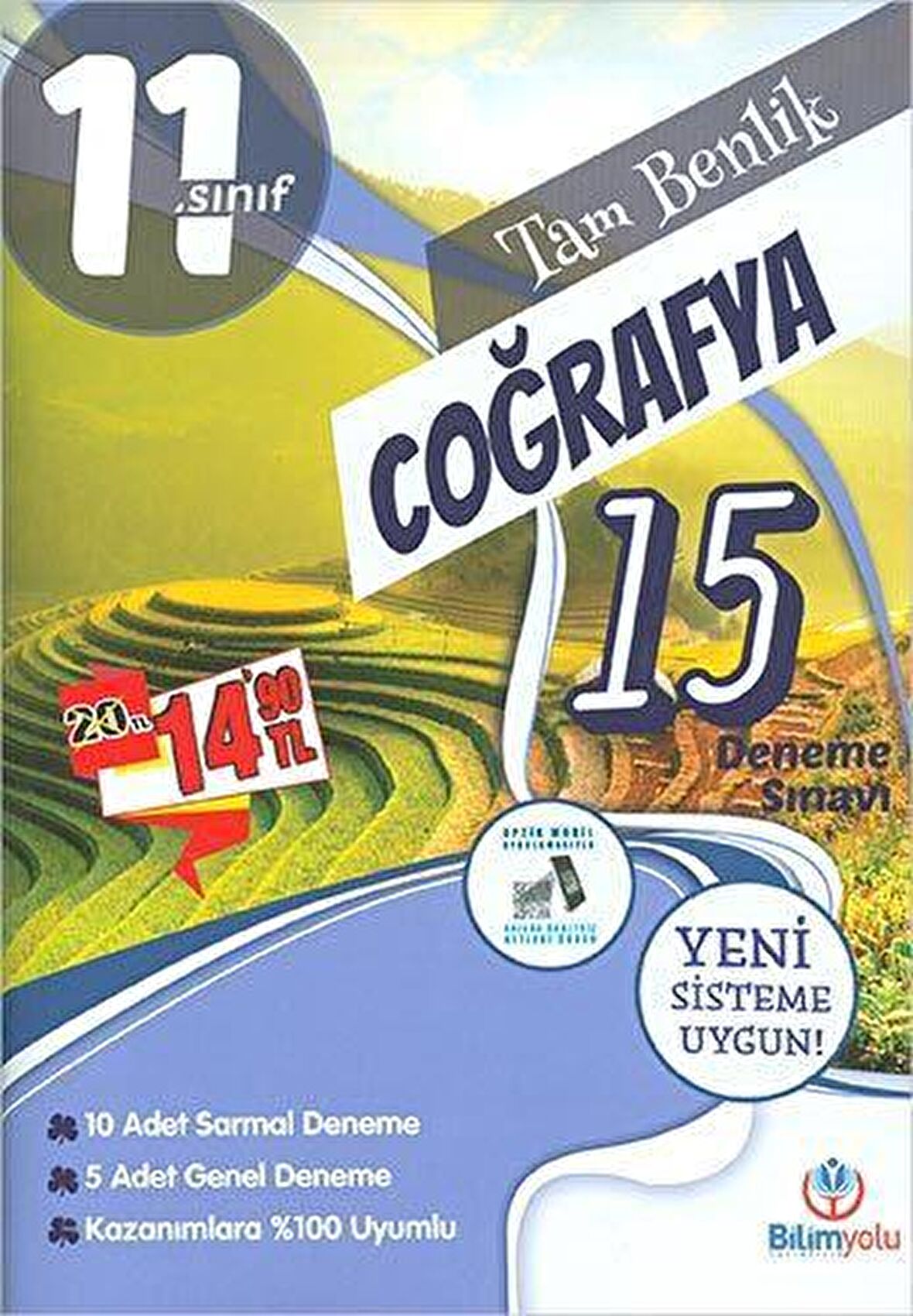 Bilimyolu 11.Sınıf Tam Benlik Coğrafya 15 Deneme Sınavı 2018