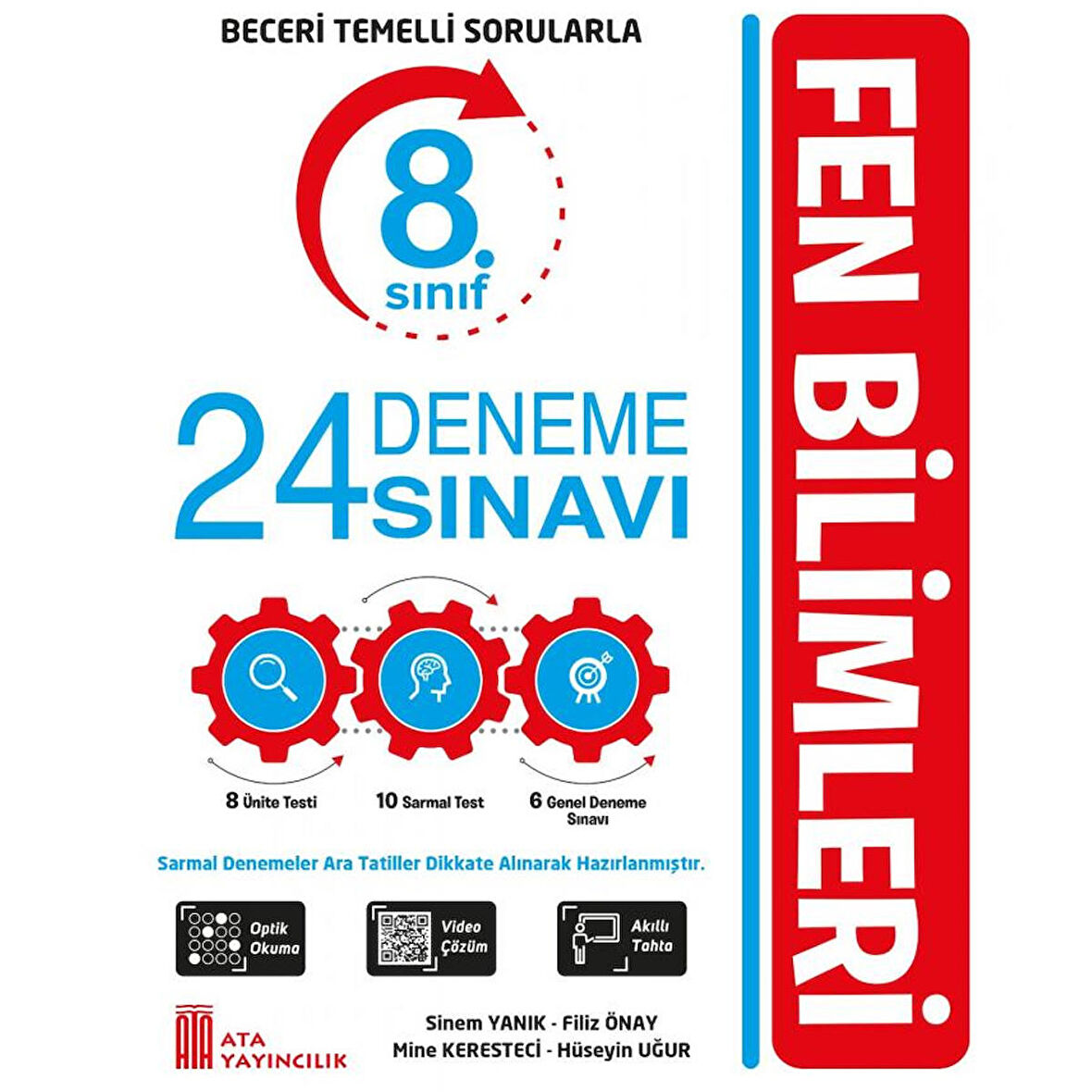 Ata Yayınları 8. Sınıf Fen Bilimleri 24 Deneme Sınavı