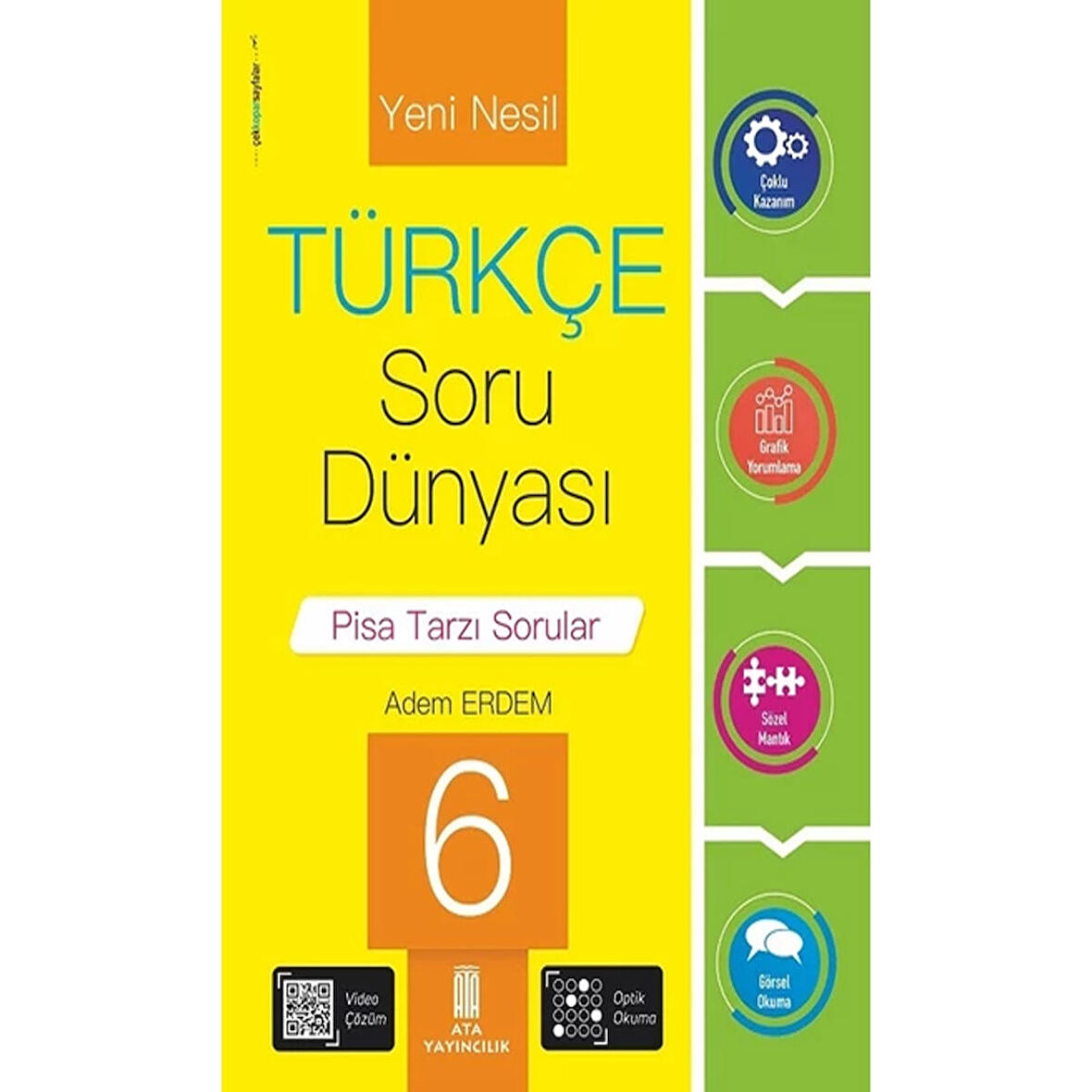 Ata Yayınları 6. Sınıf Yeni Nesil Türkçe Soru Dünyası