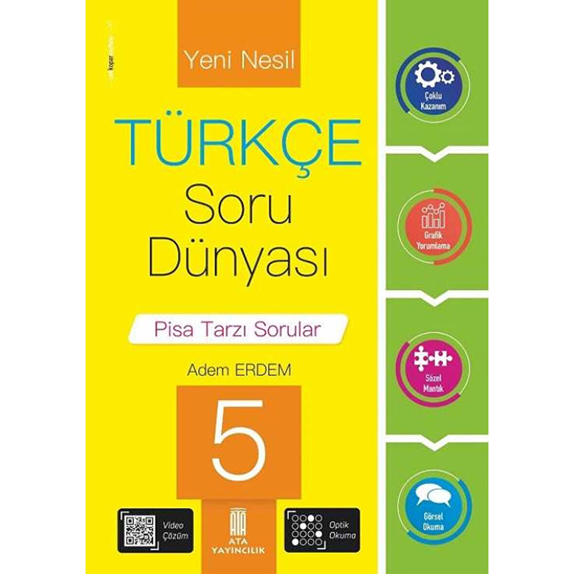 Ata Yayınları 5. Sınıf Yeni Nesil Türkçe Soru Dünyası