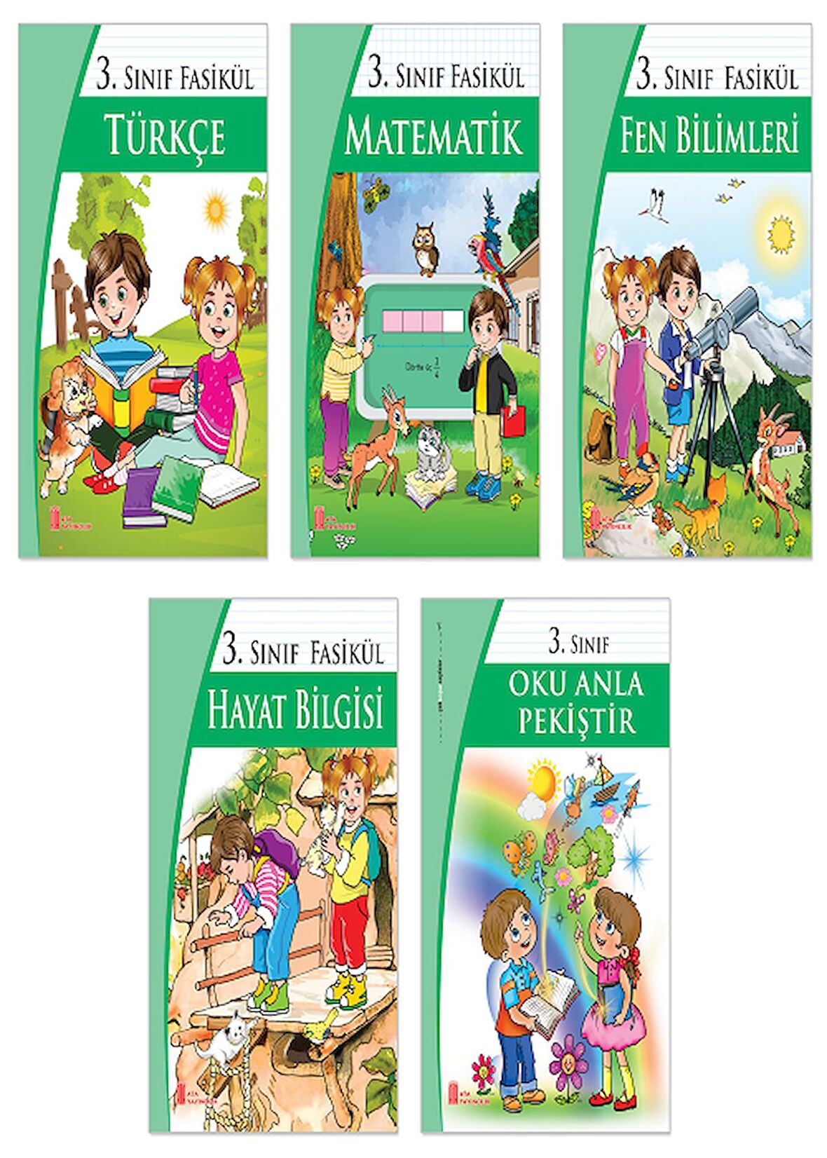 3. Sınıf Fasikül 5'li Set (Türkçe-Matematik-Fen Bilgisi-Hayat Bilgisi-Oku Anla Pekiştir)