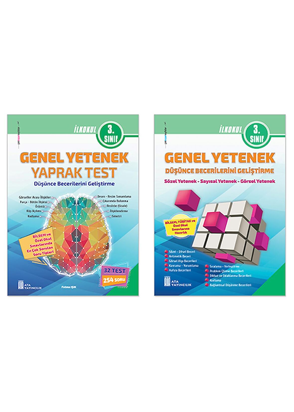3. Sınıf Genel Yetenek Yaprak Test+Genel Yetenek Düşünce Becerilerini Geliştirme
