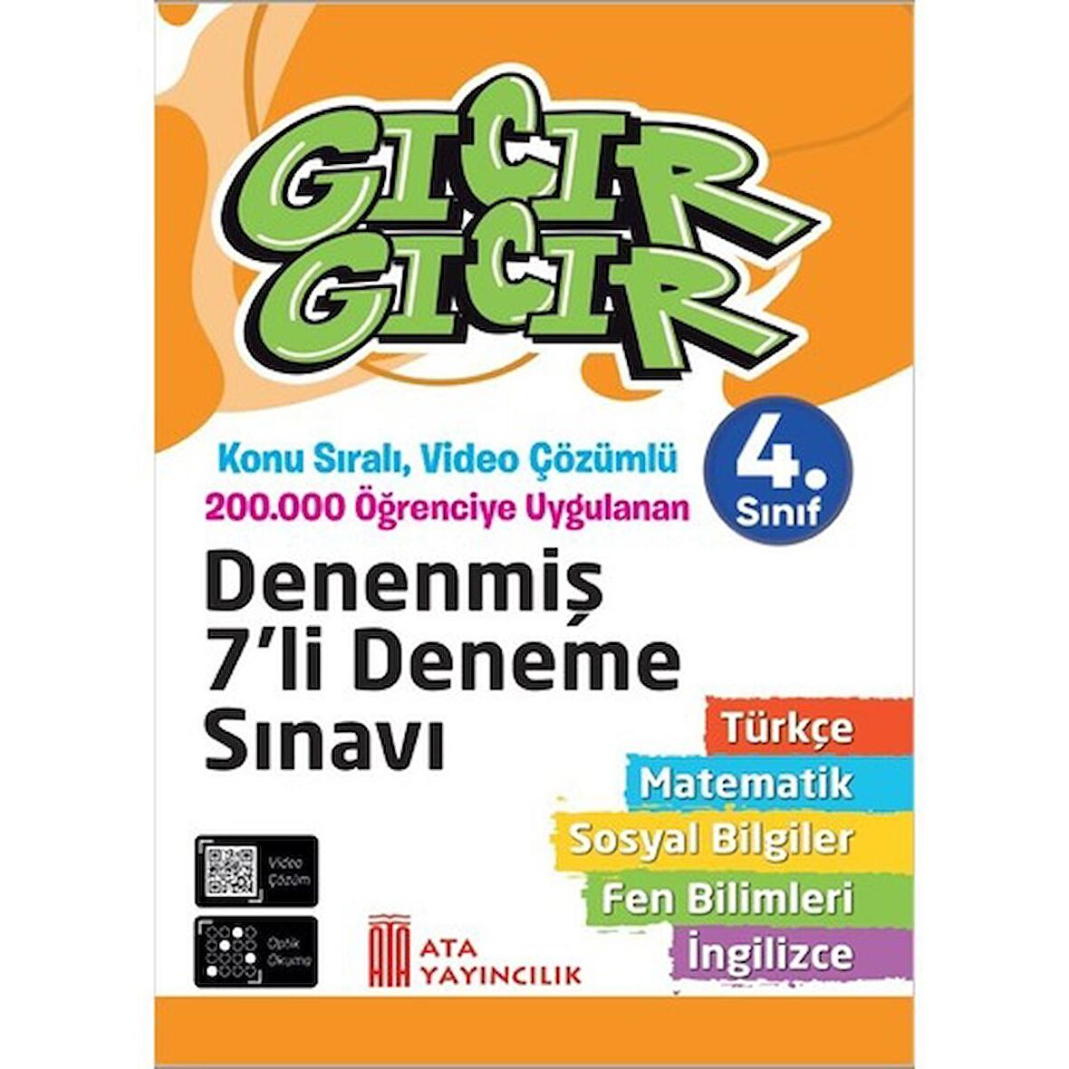 4. Sınıf Gıcır Gıcır Tüm Dersler Denenmiş 7'li Deneme Sınavı