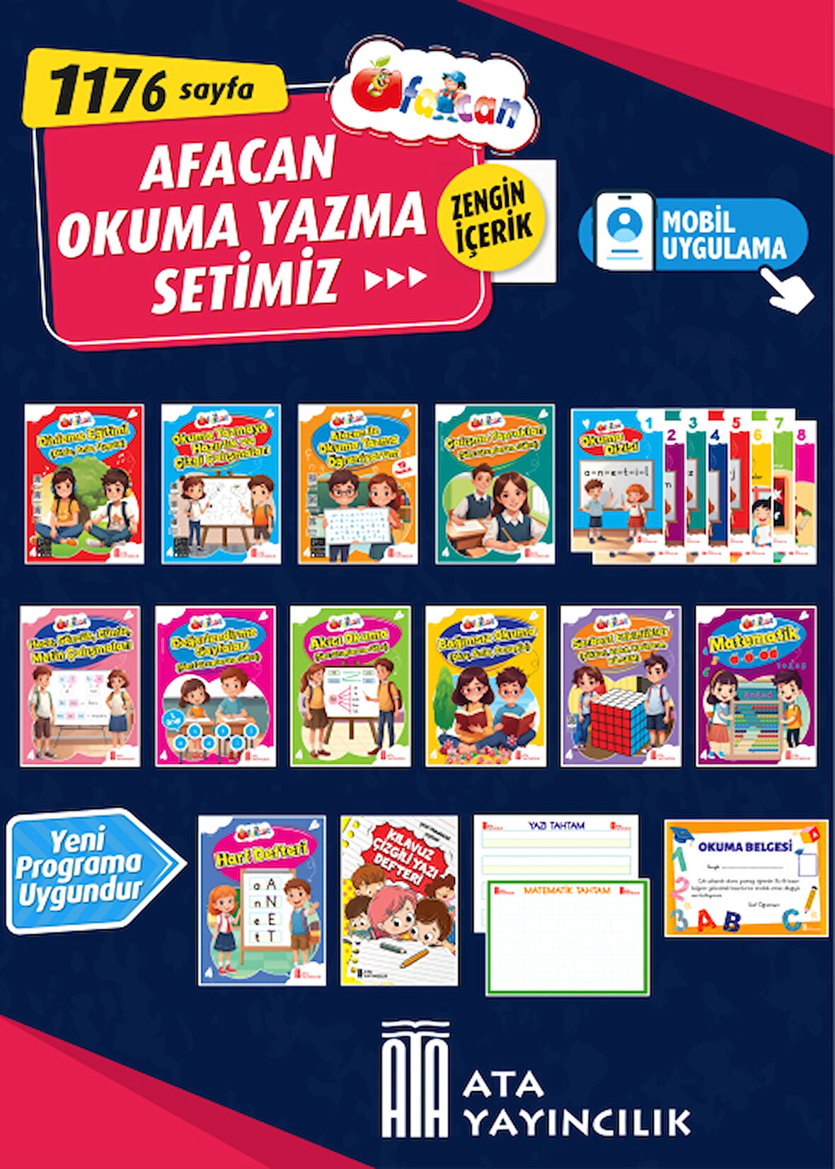 1. Sınıf Afacan Okuma Yazma Seti