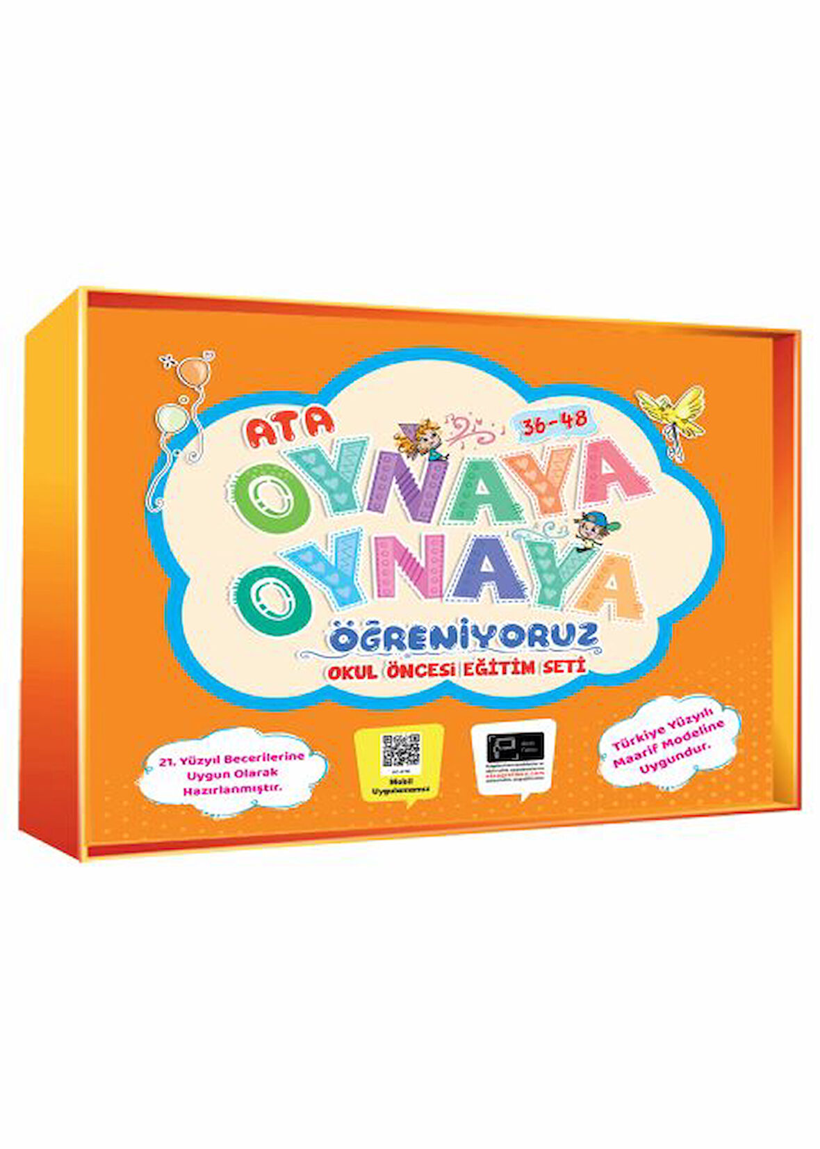 Ata Oynaya Oynaya Öğreniyoruz Eğitim Seti 3-4  Yaş