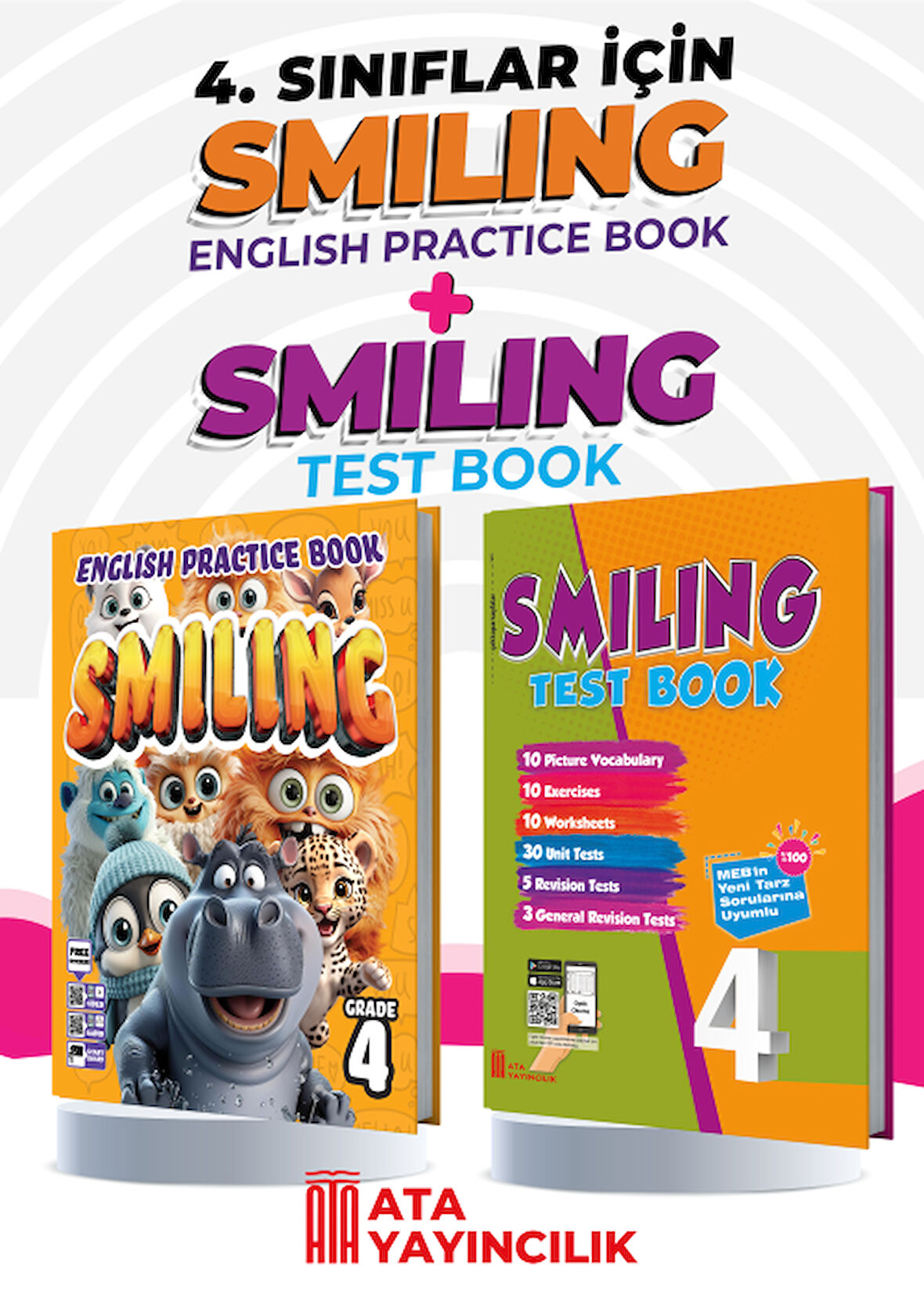 4. Sınıf Smiling English Practice Book + Smiling Test Book Set