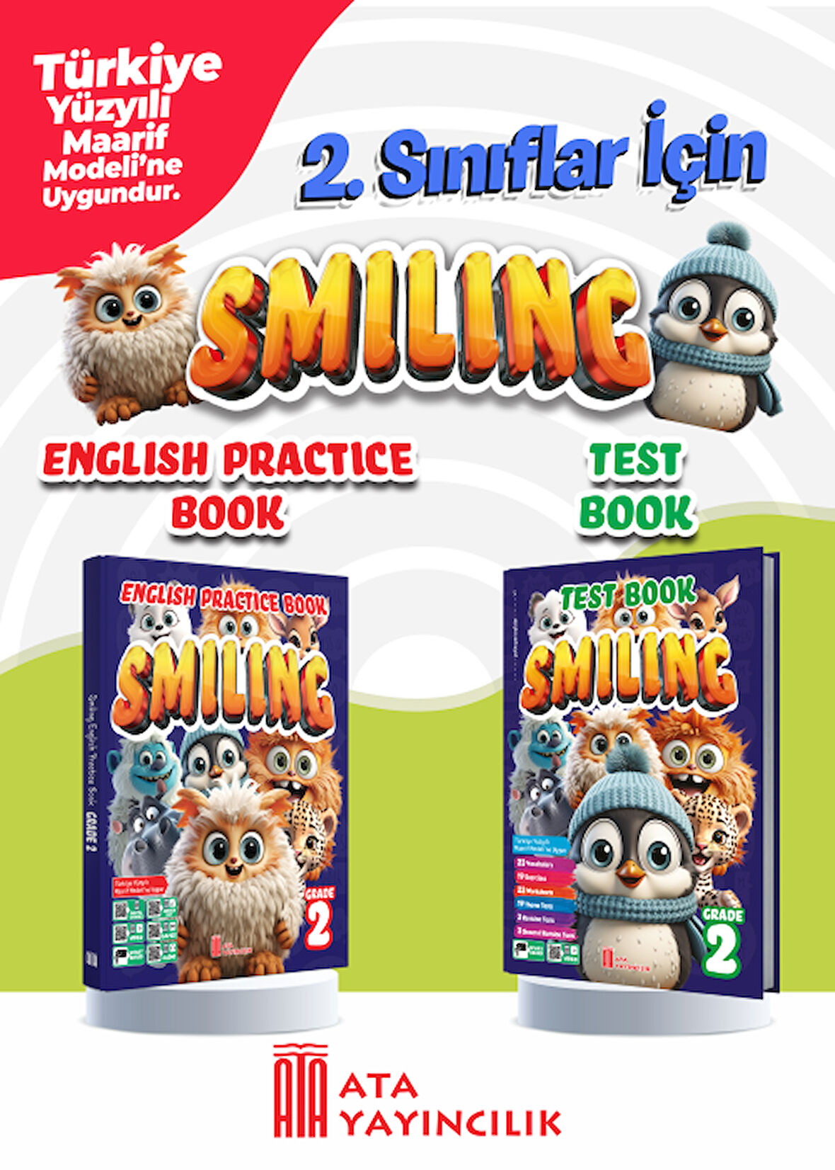 2. Sınıf Smiling English Practice Book + Smiling Test Book Set