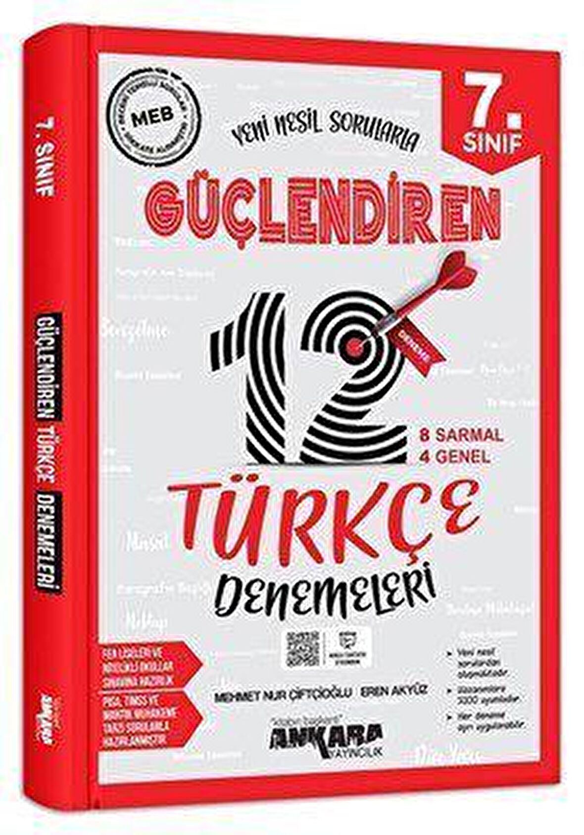 7. Sınıf Türkçe Güçlendiren 12 Deneme ?Ankara Yayıncılık