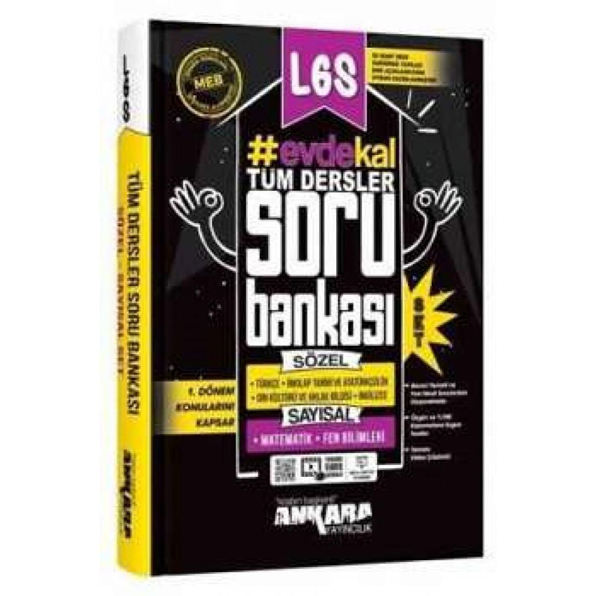 LGS 1. Dönem Evde Kal Sayısal - Sözel Soru Bankası Seti