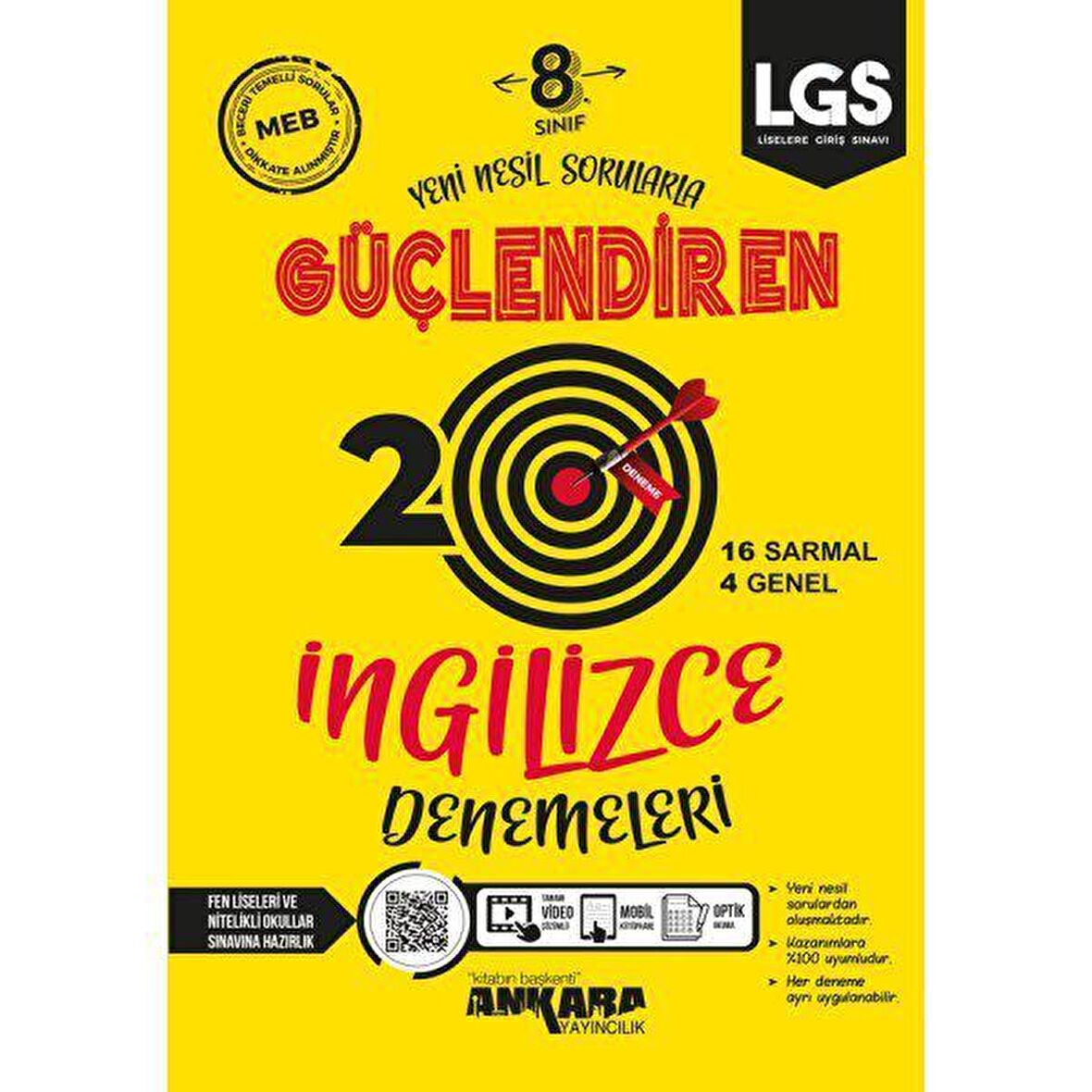 8. Sınıf LGS İngilizce Güçlendiren 20 Deneme