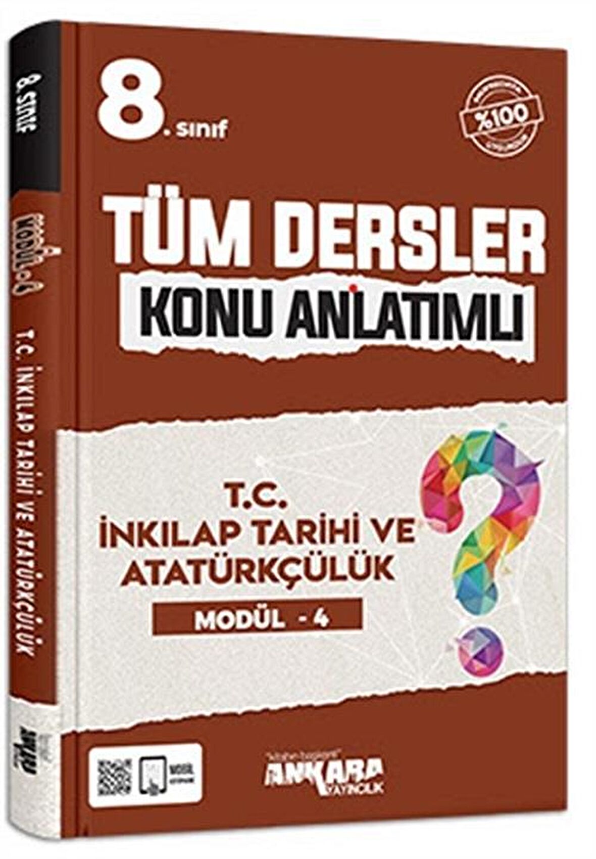 8. Sınıf Tüm Dersler Konu Anlatımlı TC İnkılap Tarihi ve Atatürkçülük Modül -4 Ankara Yayıncılık