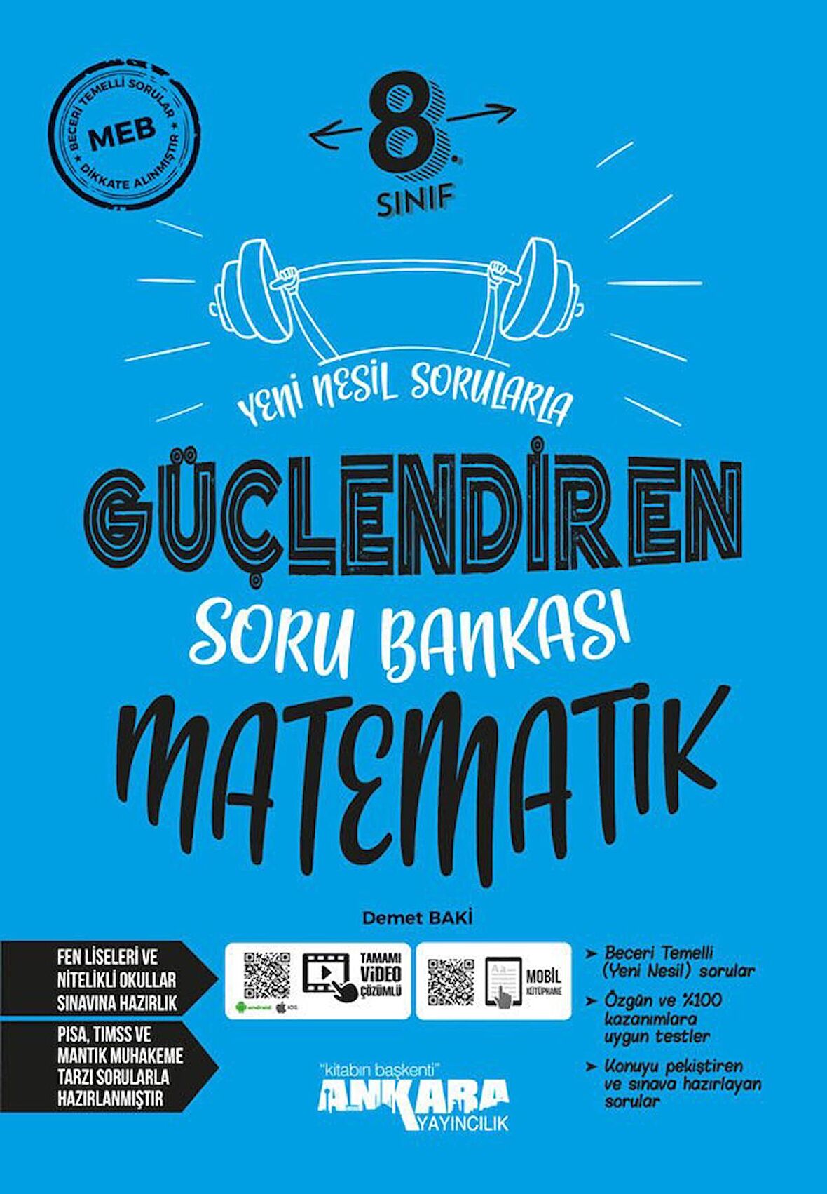 Ankara Yayıncılık 8.Sınıf LGS Güçlendiren Matematik Soru Bankası