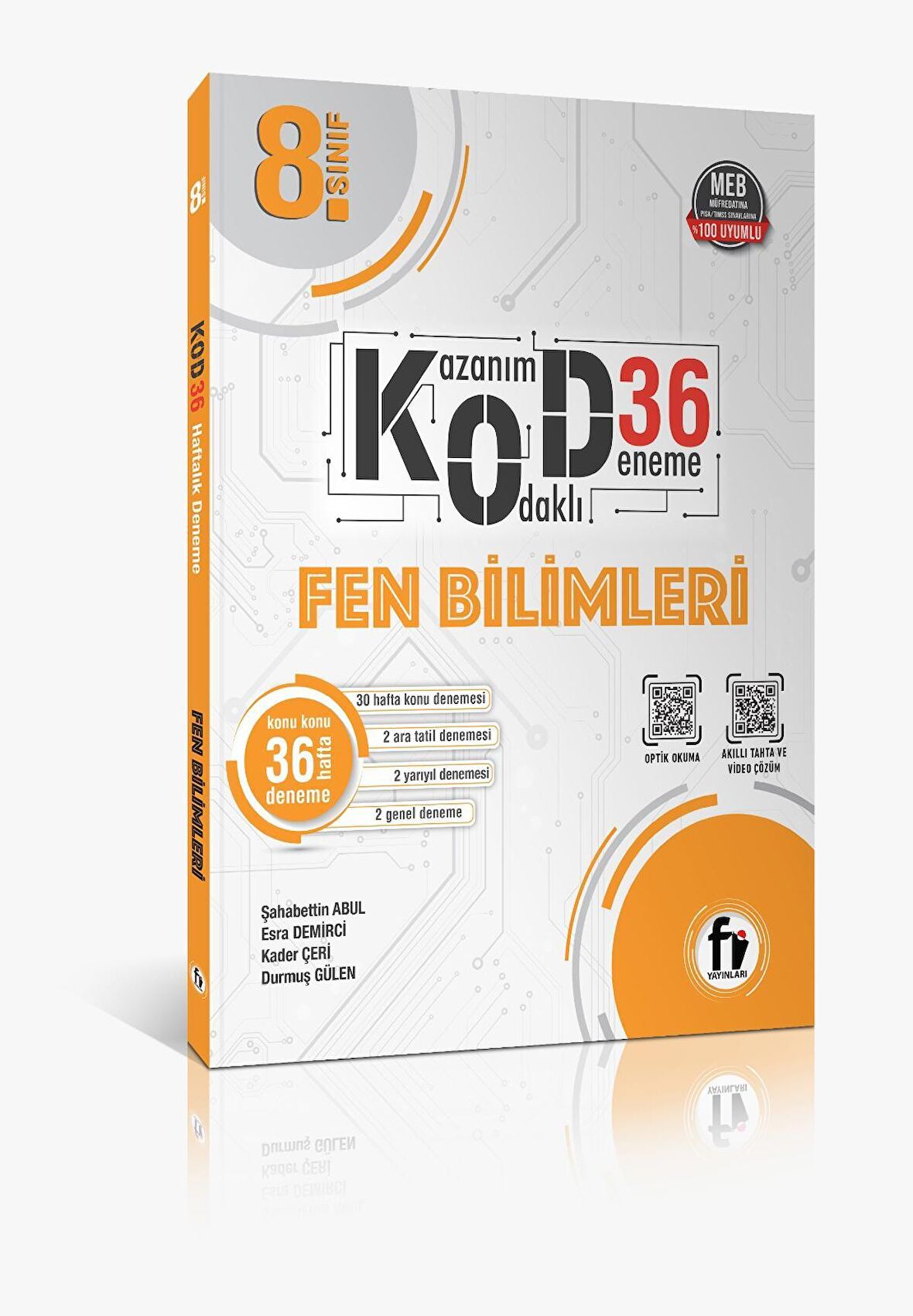 LGS 8. Sınıf Fen Bilimleri Kod36 Deneme Fi Yayınları