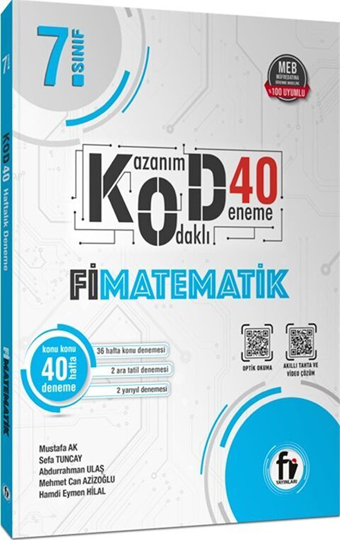 7. Sınıf Matematik Kod 40 Deneme Fi Yayınları