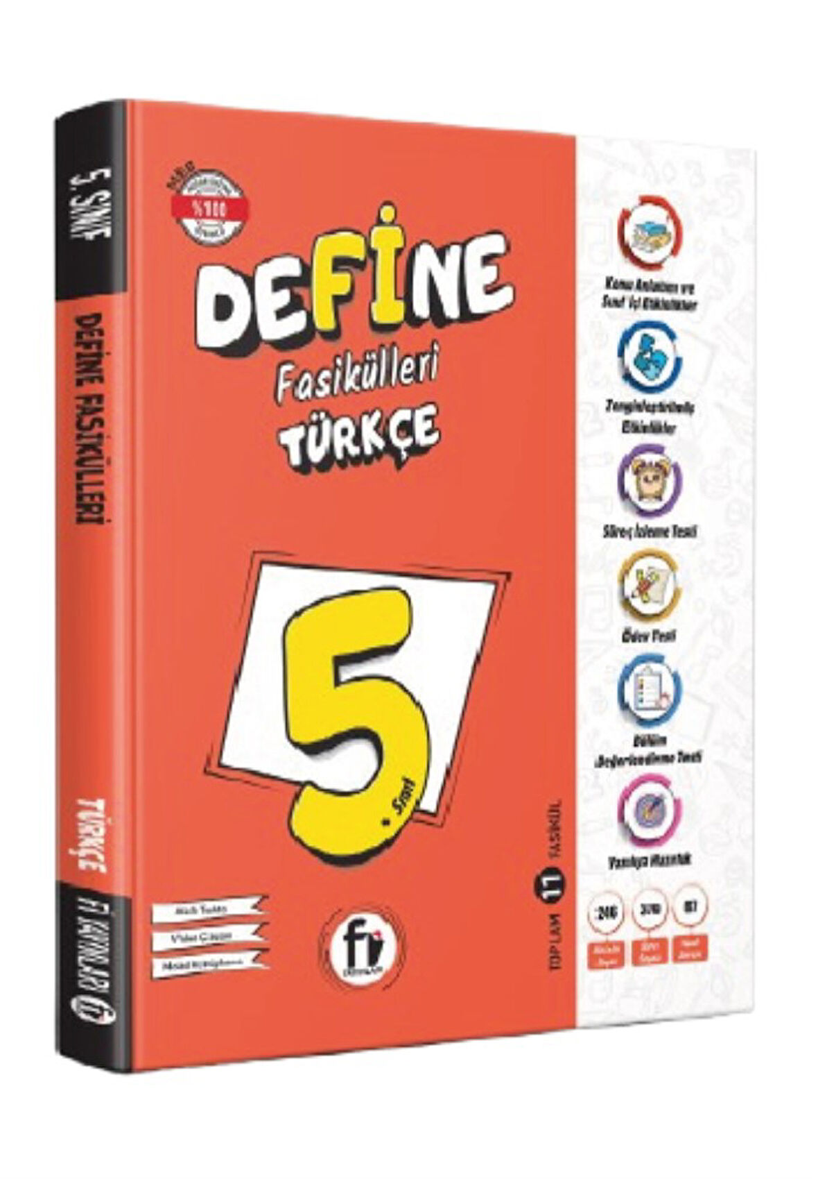Fi Yayınları 5. Sınıf Define Türkçe Konu Anlatımlı Fasikül