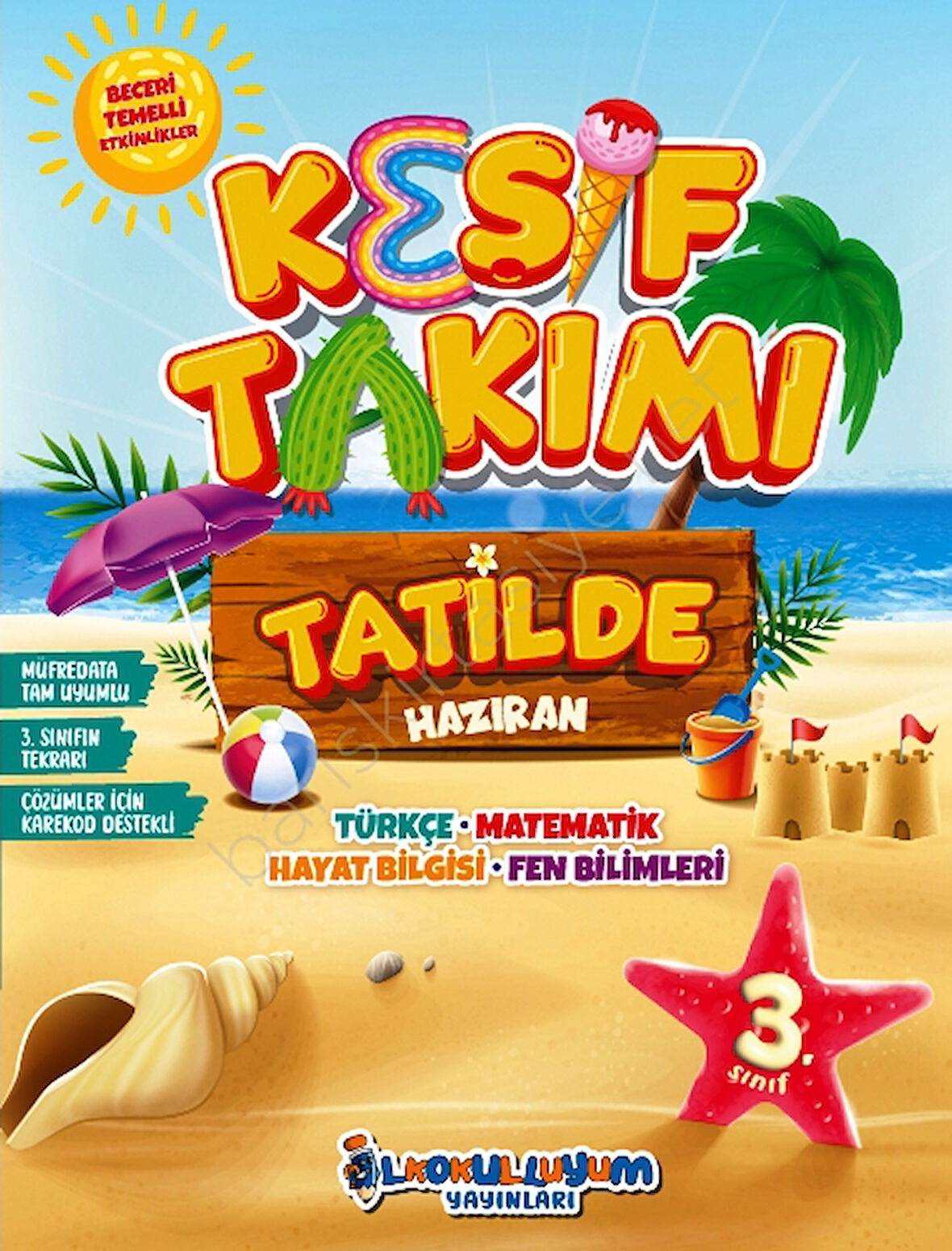 3. Sınıf Keşif Takımı Tatilde Eğitim Seti (6 Kitap)