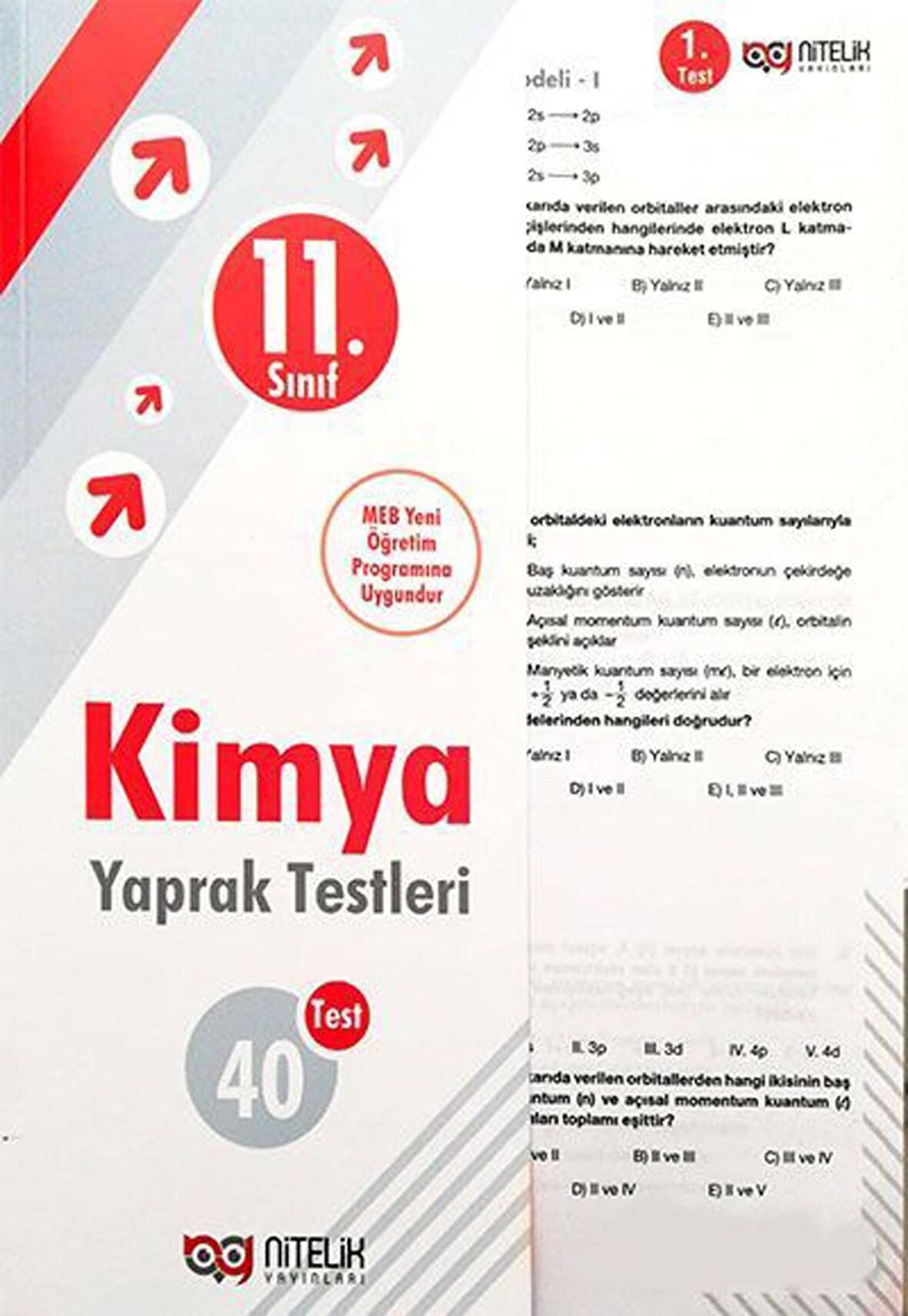 Nitelik Yayınları 11. Sınıf Kimya Yaprak Test