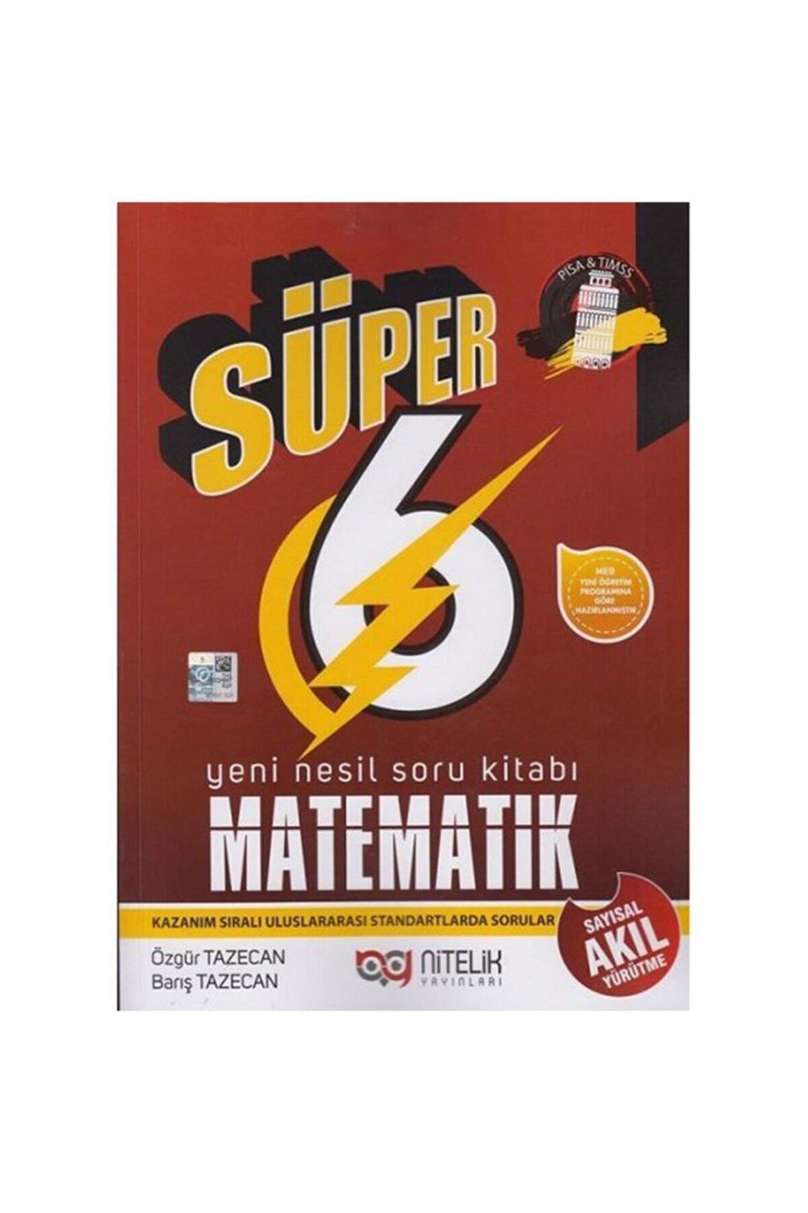 Nitelik Yayınları 6. Sınıf Matematik Süper Yeni Nesil Soru Kitabı