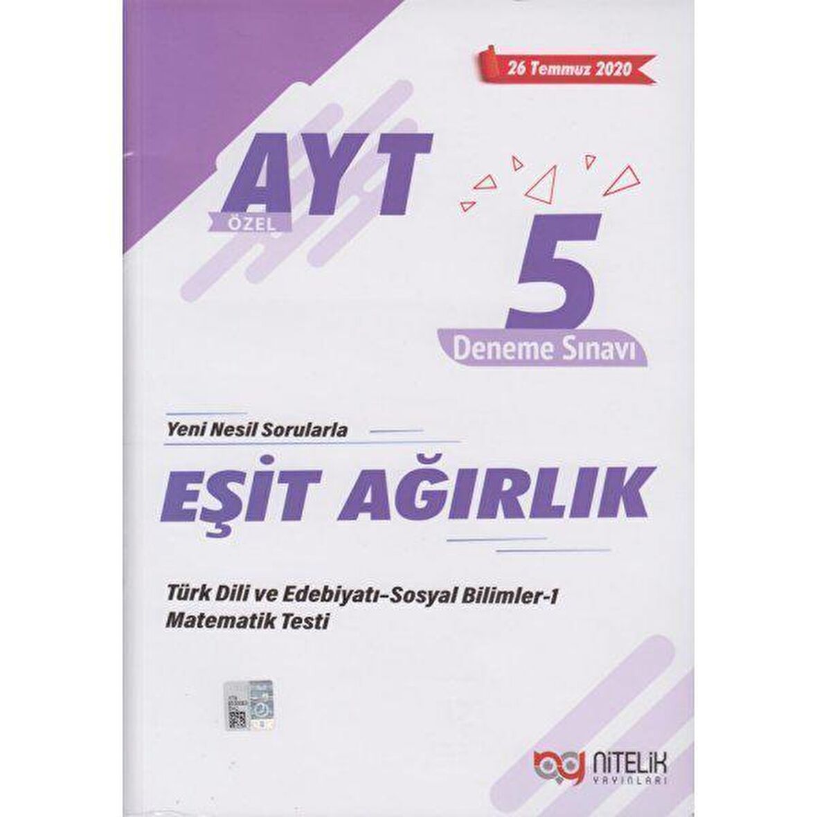 NİTELİK YKS AYT EŞİT AĞIRLIK 5 DENEME SINAVI