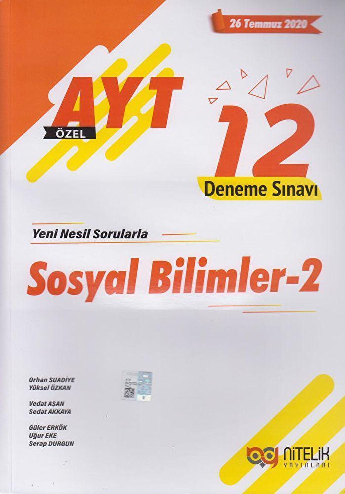 AYT Sosyal Bilimler-2 Özel 12 Deneme Sınavı