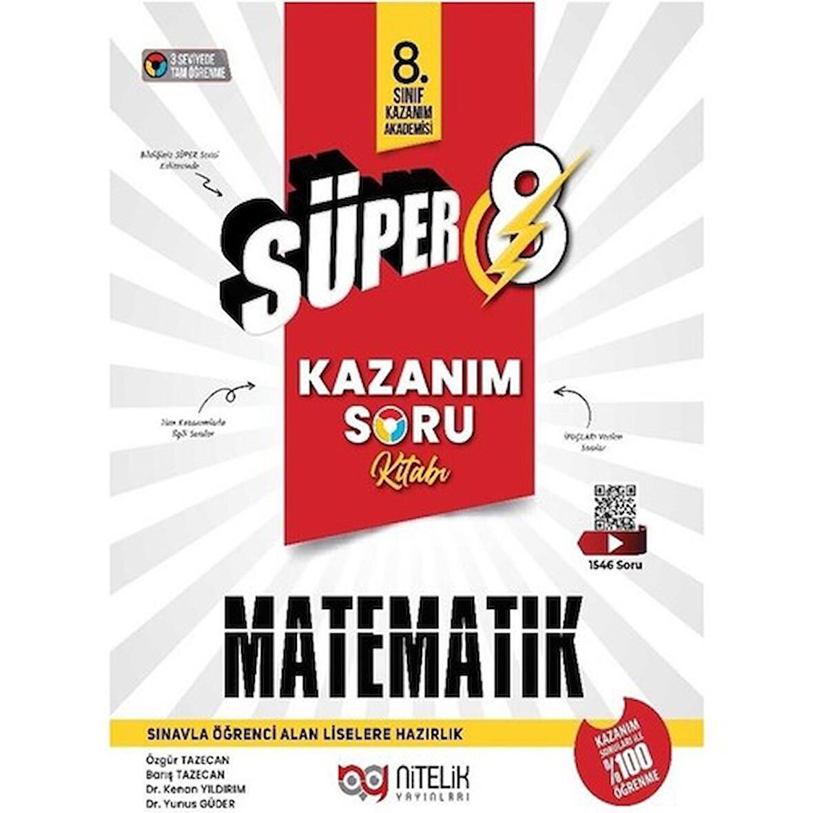 Süper 8 Matematik Kazanım Soru Kitabı