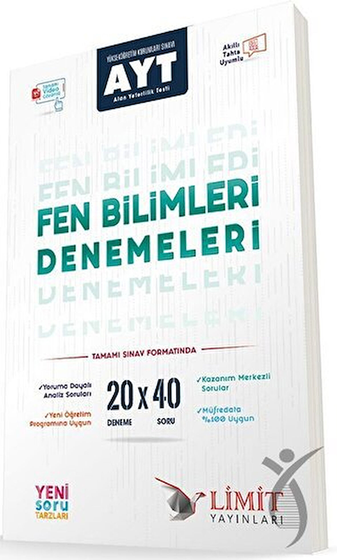 AYT Fen Bilimleri 20x40 Video Çözümlü Denemeleri