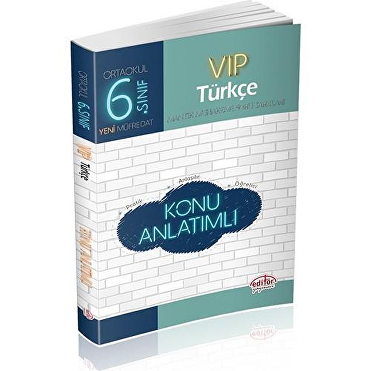 Editör Yayınları 6. Sınıf Türkçe Vip Konu Anlatımlı