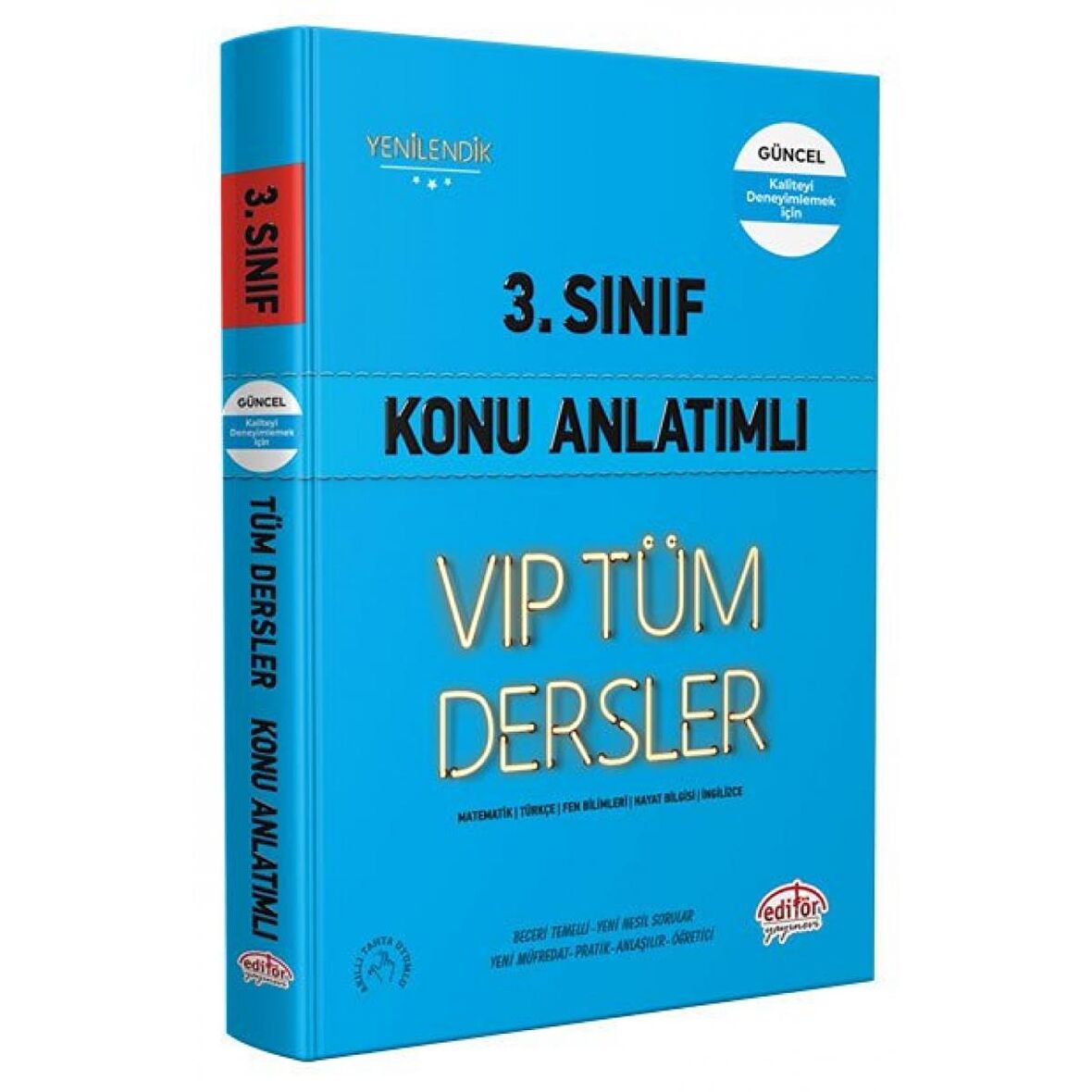3. Sınıf VIP Tüm Dersler Konu Anlatımlı Mavi Kitap