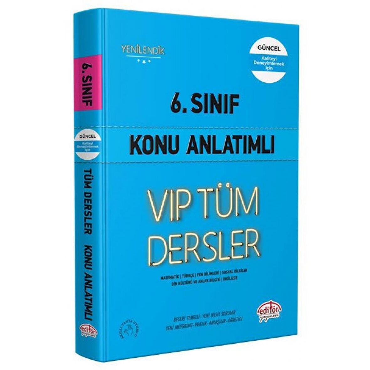 6. Sınıf VIP Tüm Dersler Konu Anlatımlı Mavi Kitap