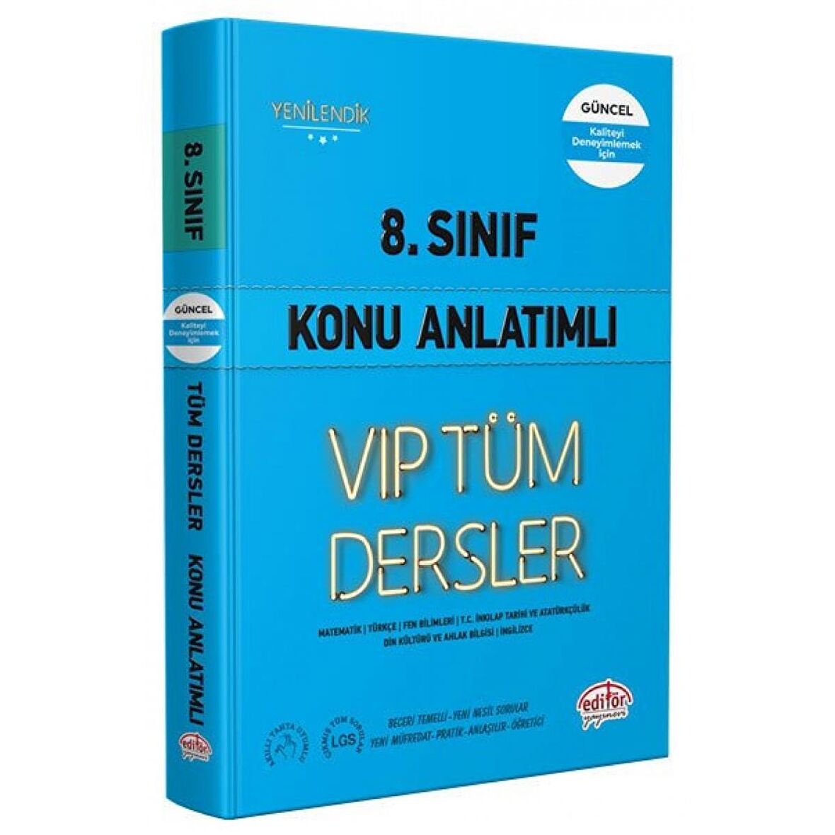 8. Sınıf VIP Tüm Dersler Konu Anlatımlı Mavi Kitap