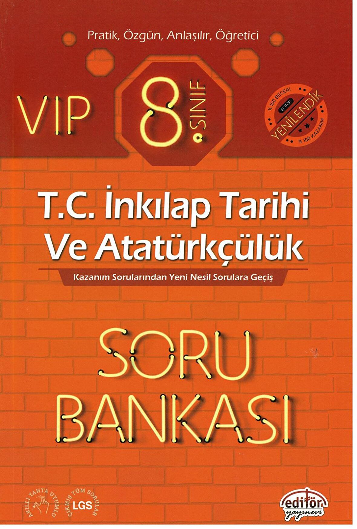8. Sınıf VIP T.C. İnkılap Tarihi ve Atatürkçülük Soru Bankası