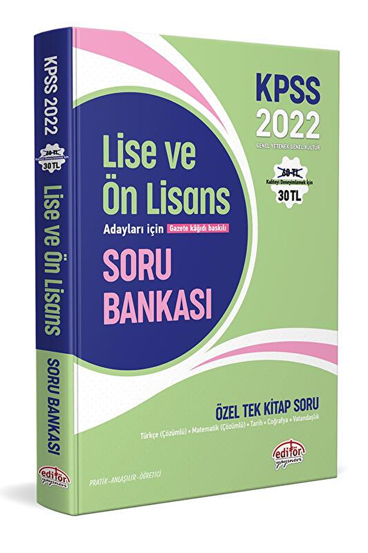 2022 KPSS Lise Ön Lisans GYGK Soru Bankası