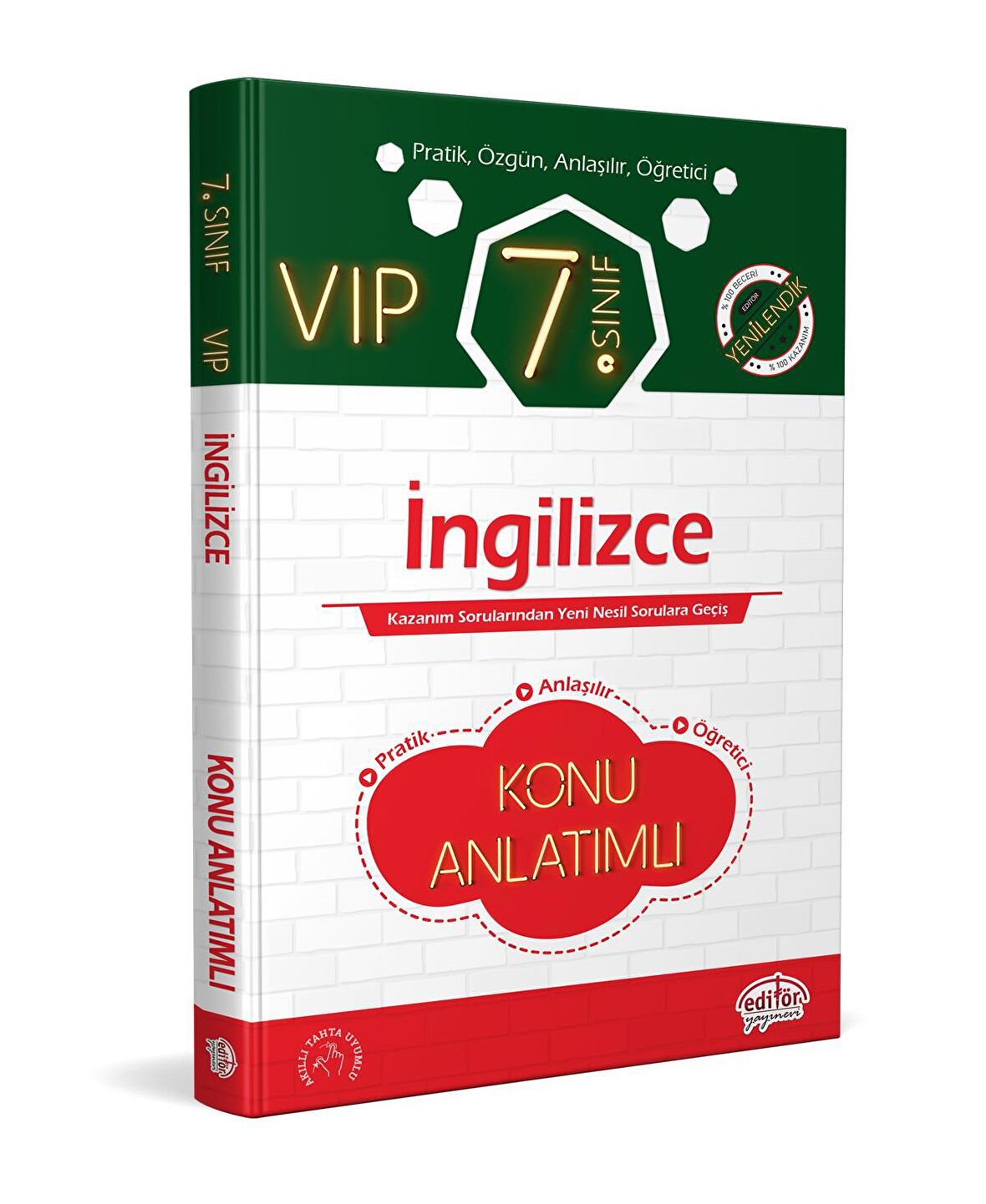 7. Sınıf İngilizce VIP Hızlı Konu Anlatımlı Editör Yayınları