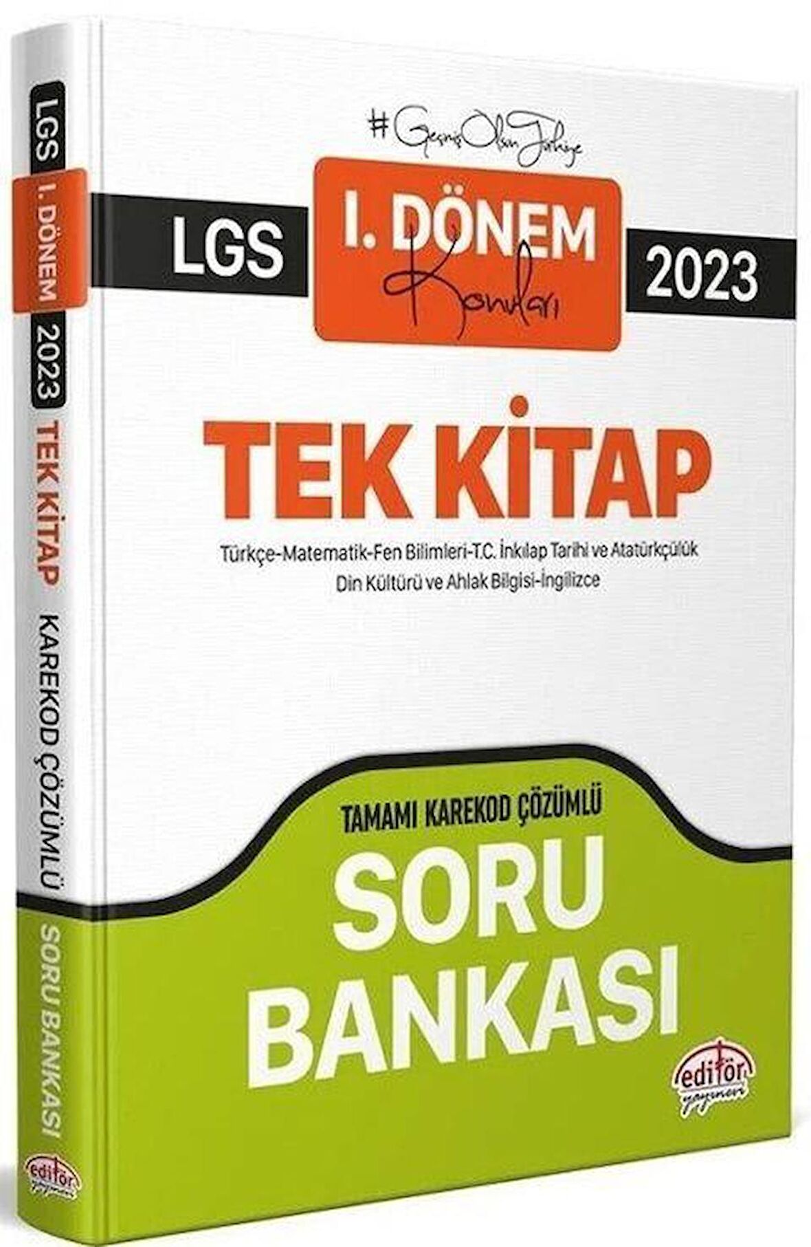 2023 LGS 1. Dönem Tüm Dersler Soru Bankası (Karekod Çözümlü)